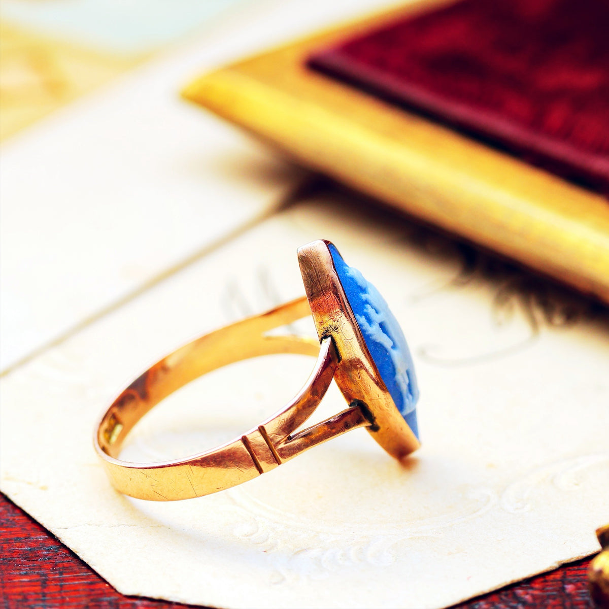 Vintage Wedgewood Goddess Artemis Ring