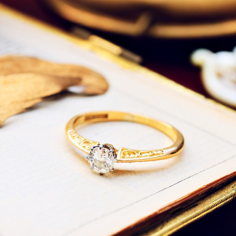 Divine Beauty! Vintage Diamond Engagement Ring