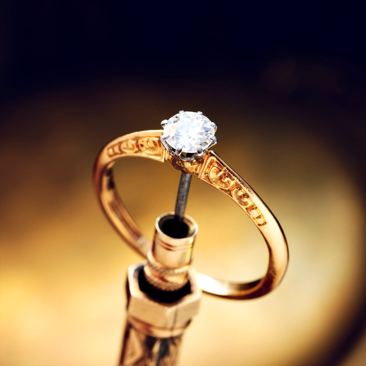 Divine Beauty! Vintage Diamond Engagement Ring