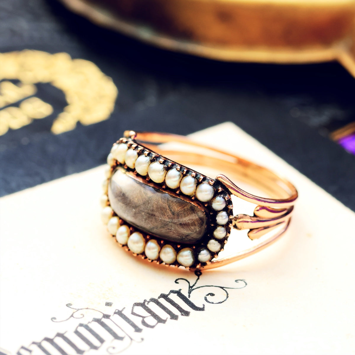 Mourning Ring for Elizabeth Baxter of Dundee d.1804