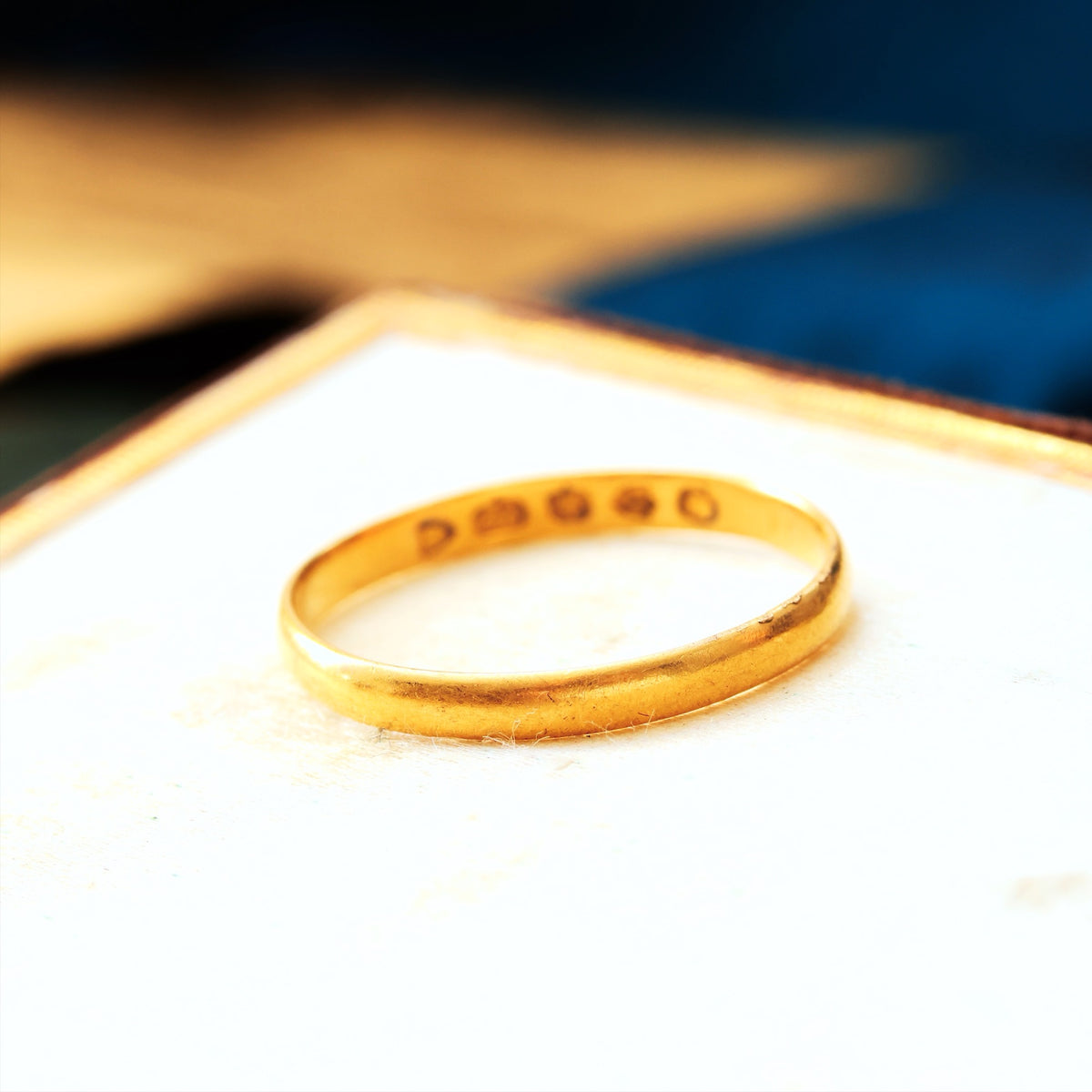 Scarce Date 1879 22ct Gold Wedding Ring