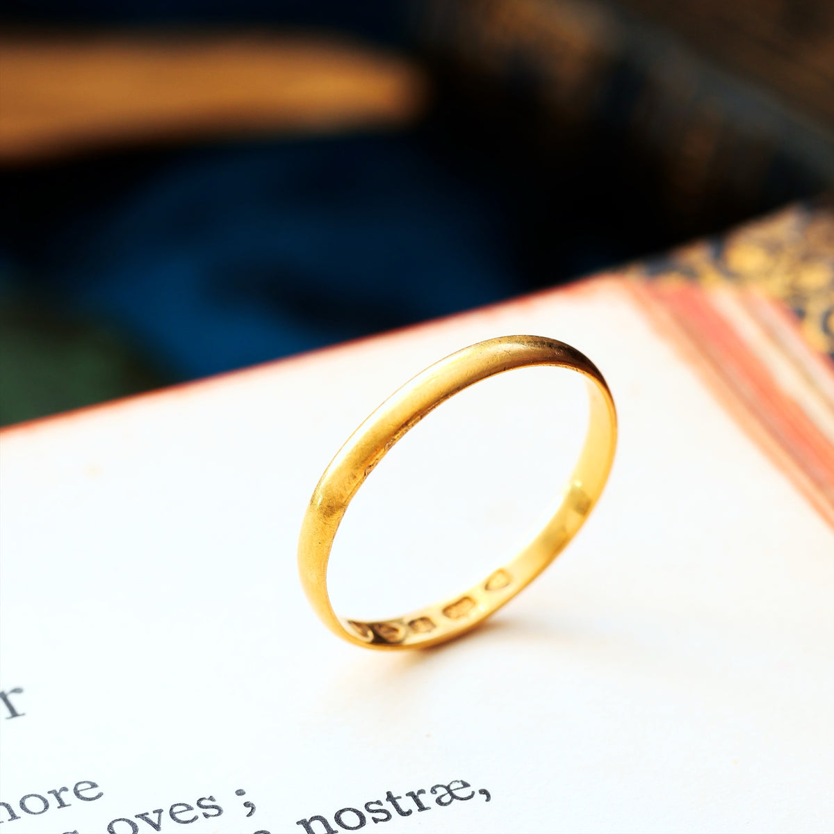Scarce Date 1879 22ct Gold Wedding Ring