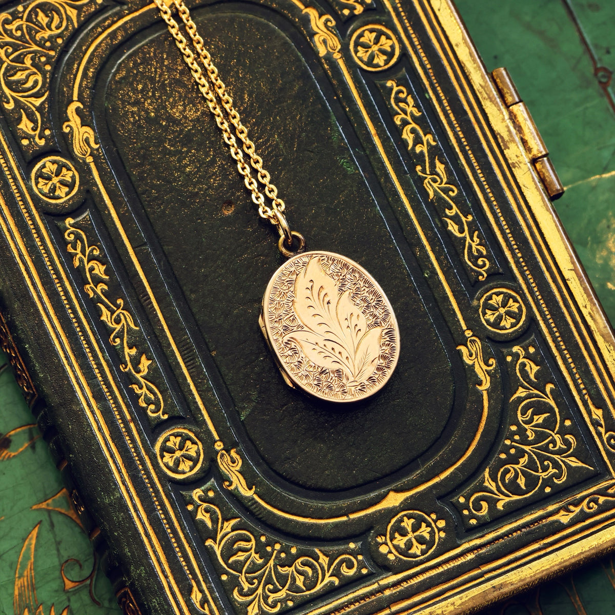 Adorable Miniature Antique Gold Locket