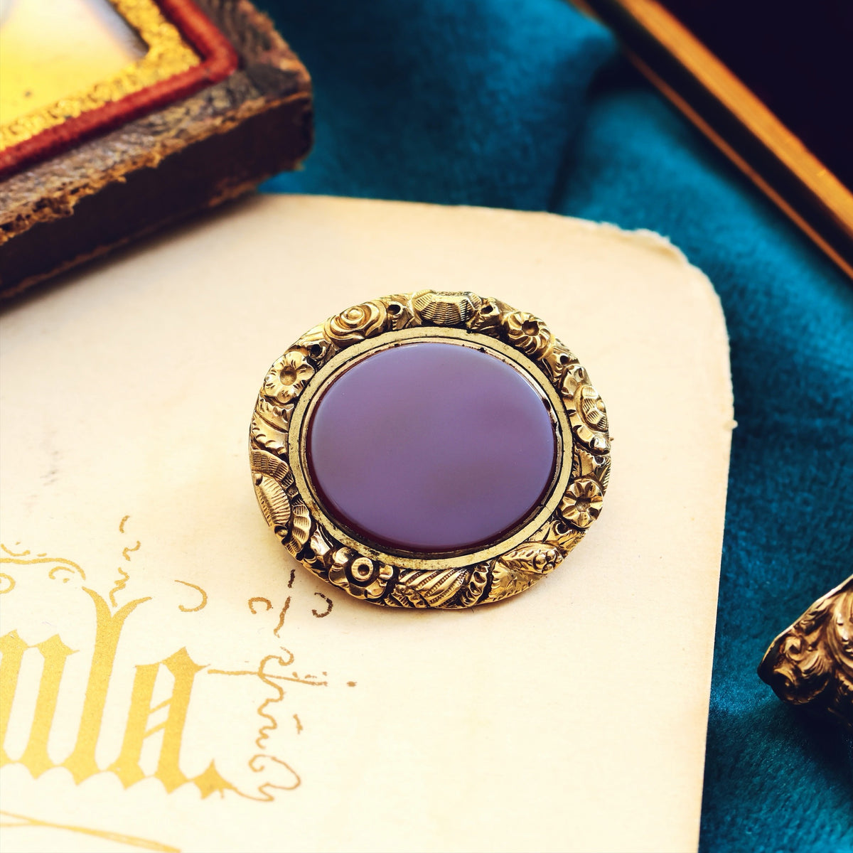 Antique Georgian Sardonyx Brooch