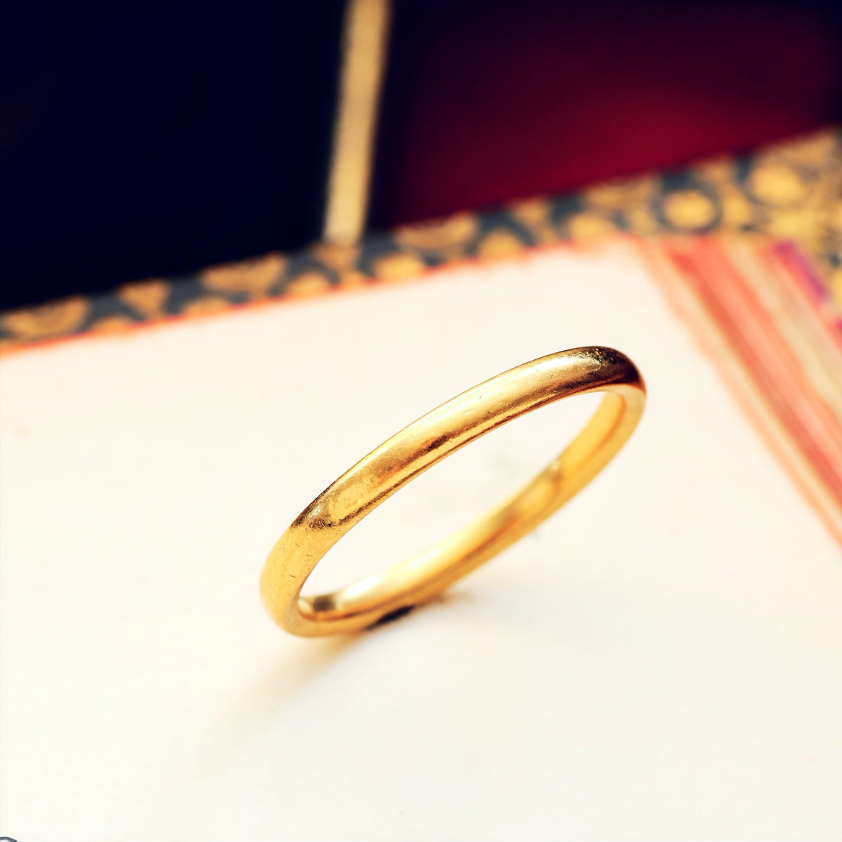 Vintage Date 1928 22ct Gold Wedding Ring