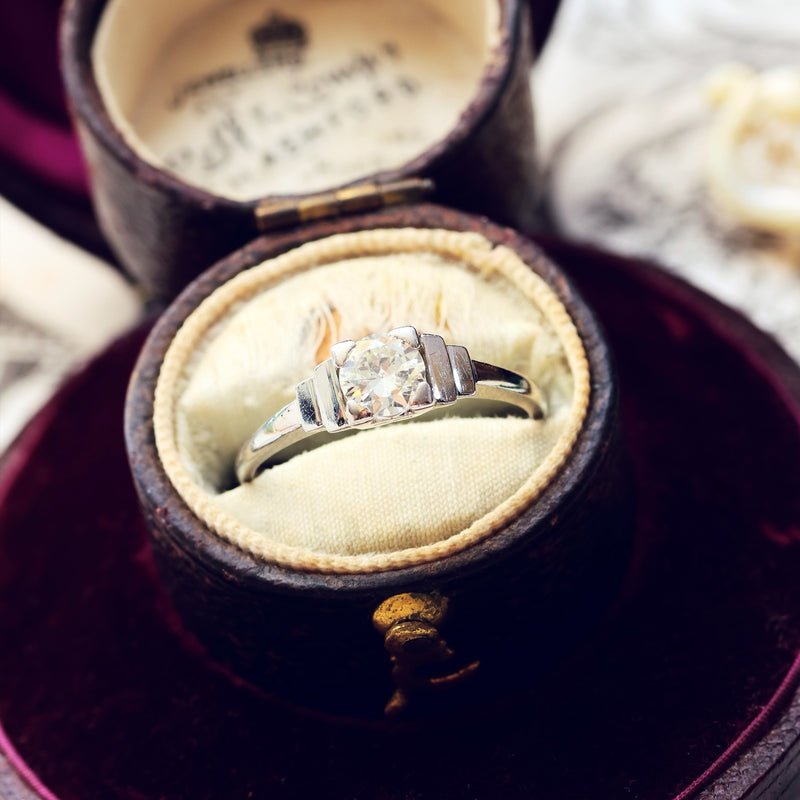 Vintage Art Deco Diamond Engagement Ring