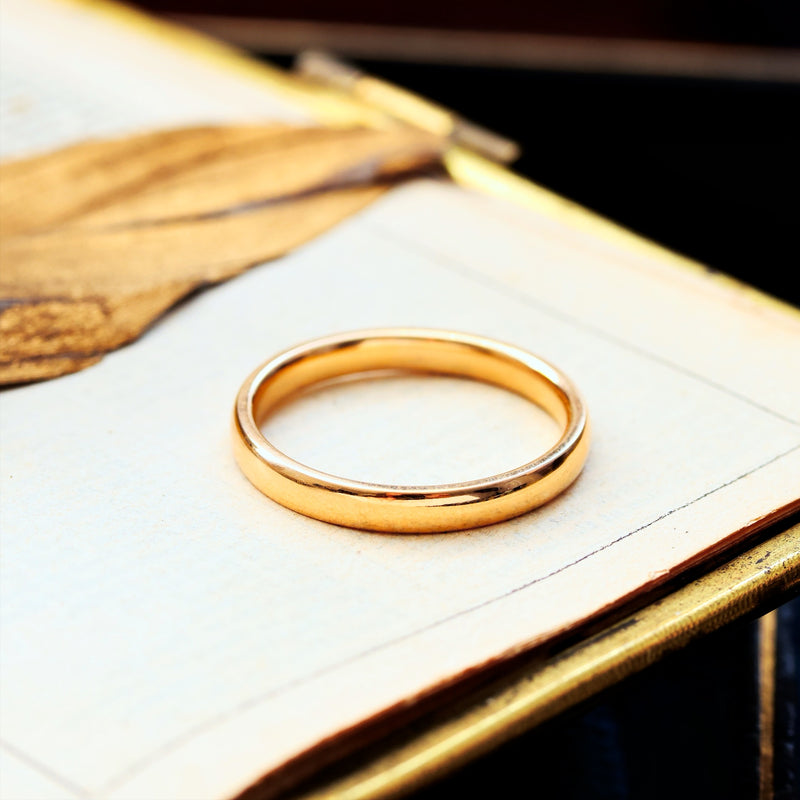 Vintage Date 1932 9ct Wedding Ring