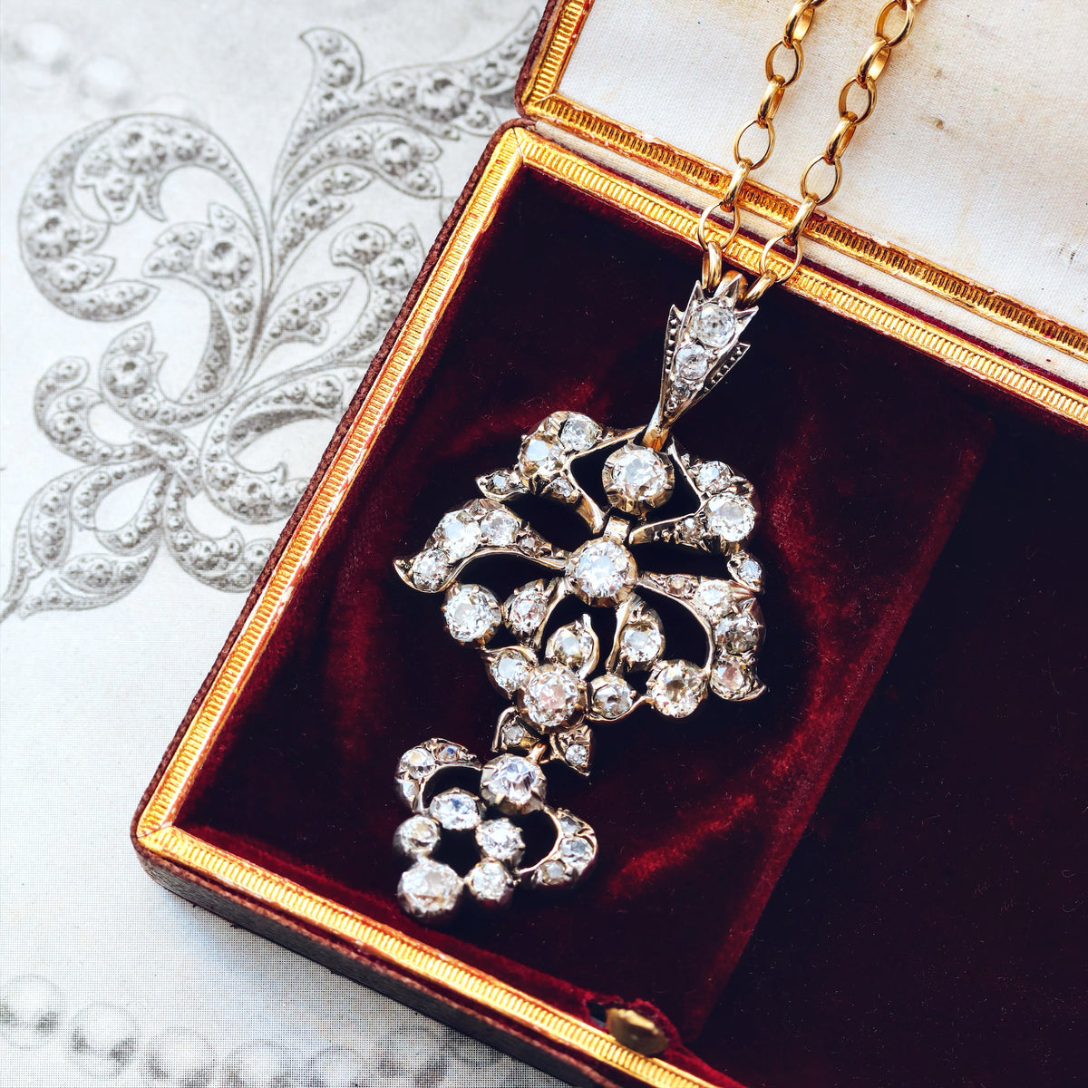 Oh, So Splendid & Rare Antique Iberian Diamond Pendant