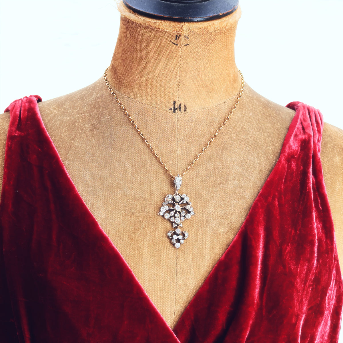 Oh, So Splendid & Rare Antique Iberian Diamond Pendant