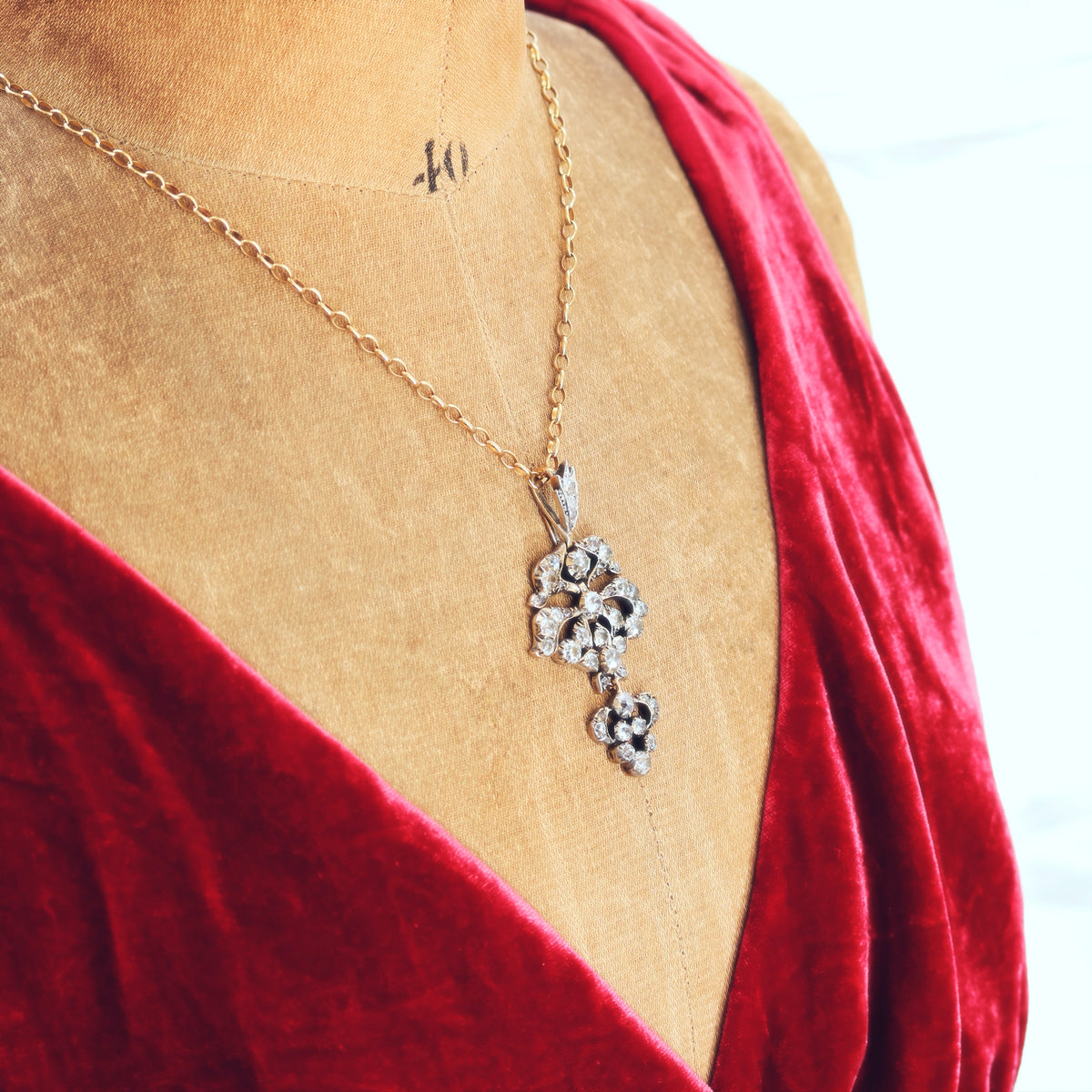 Oh, So Splendid & Rare Antique Iberian Diamond Pendant