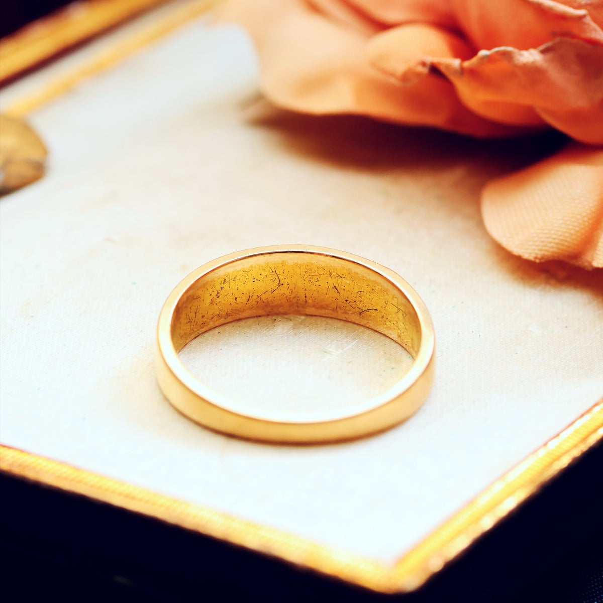 Victorian Etruscan Revival Coral & Pearl Ring