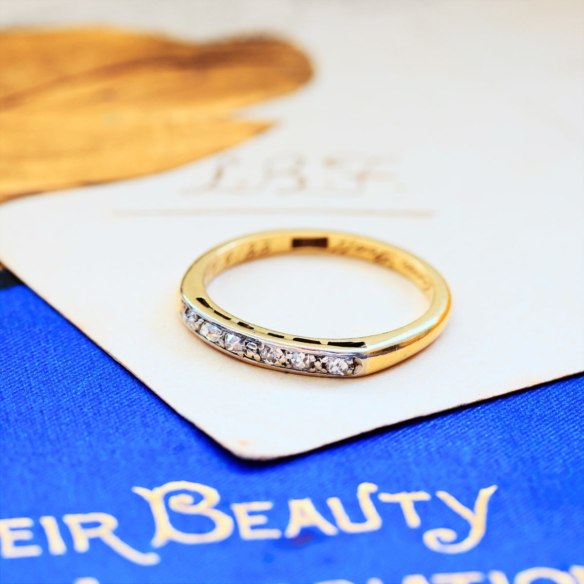 Delightful Date 1946 Diamond Half Eternity Ring