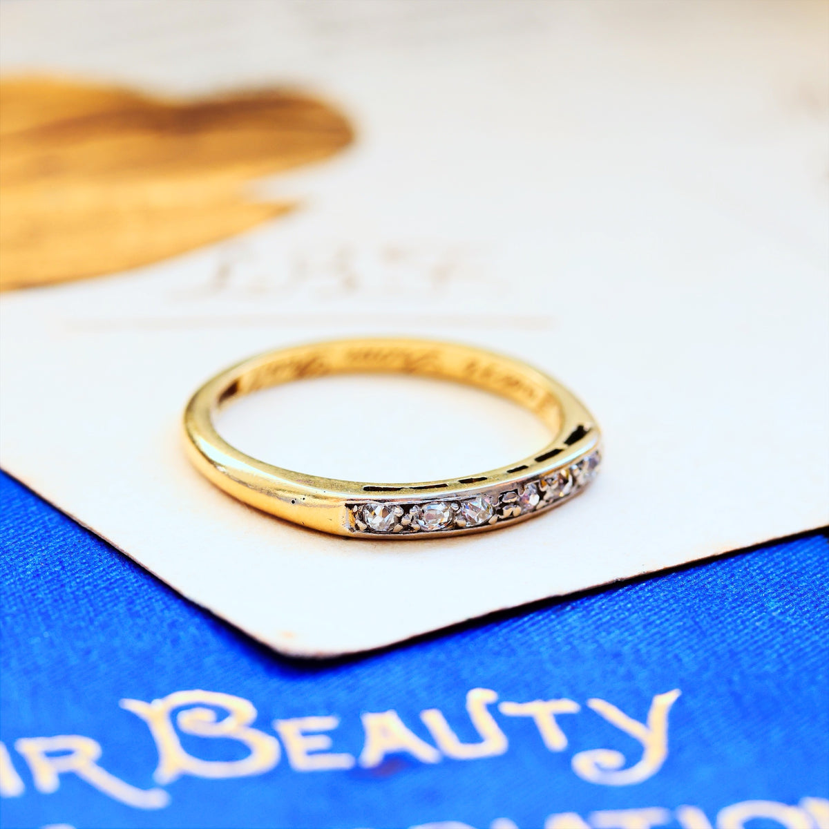Delightful Date 1946 Diamond Half Eternity Ring