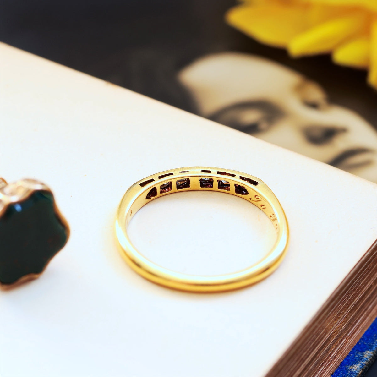 Delightful Date 1946 Diamond Half Eternity Ring