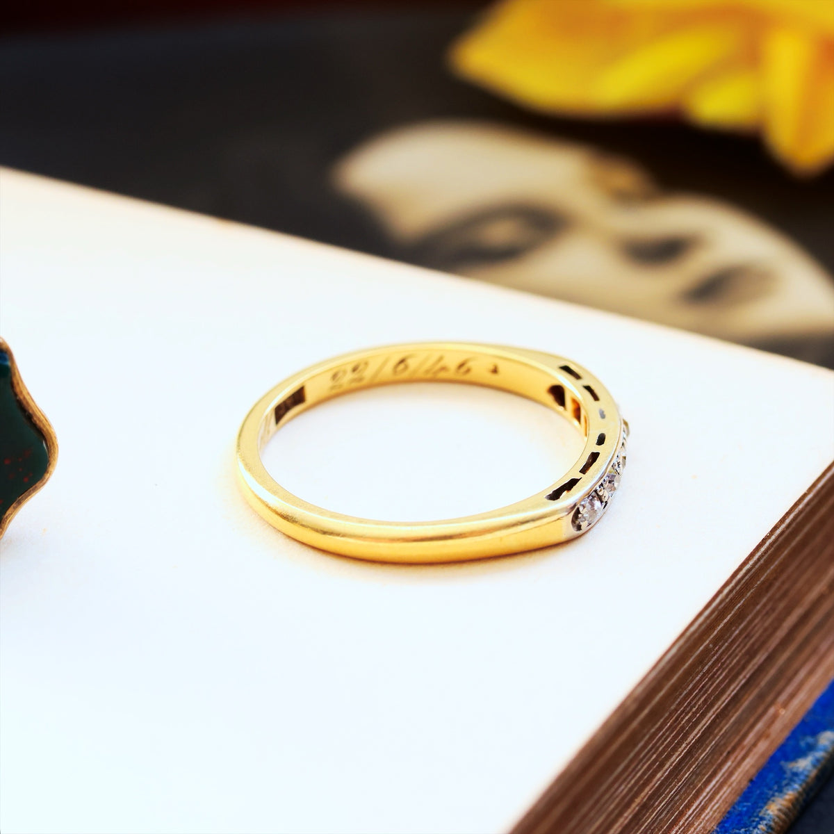 Delightful Date 1946 Diamond Half Eternity Ring