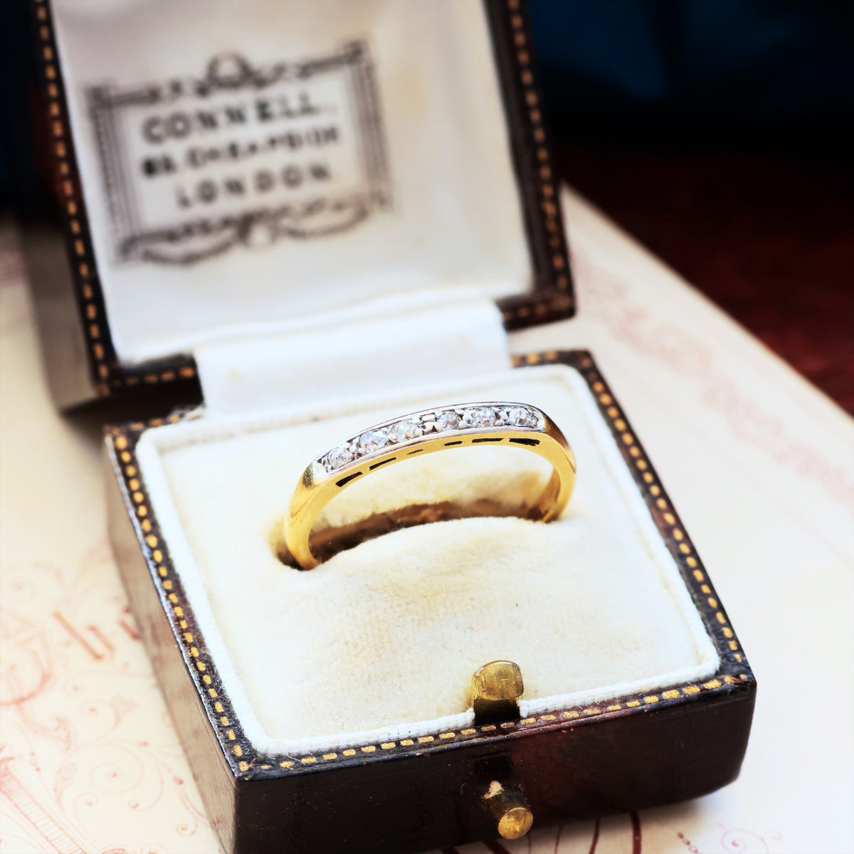 Delightful Date 1946 Diamond Half Eternity Ring
