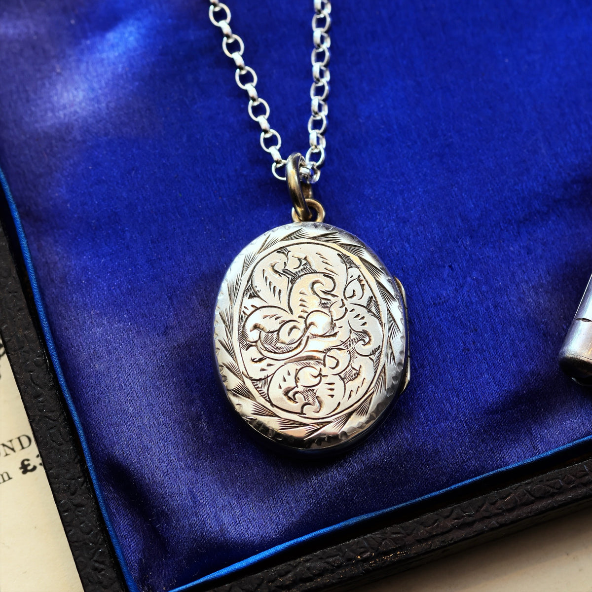 Antique Victorian Silver Japonaiserie Locket