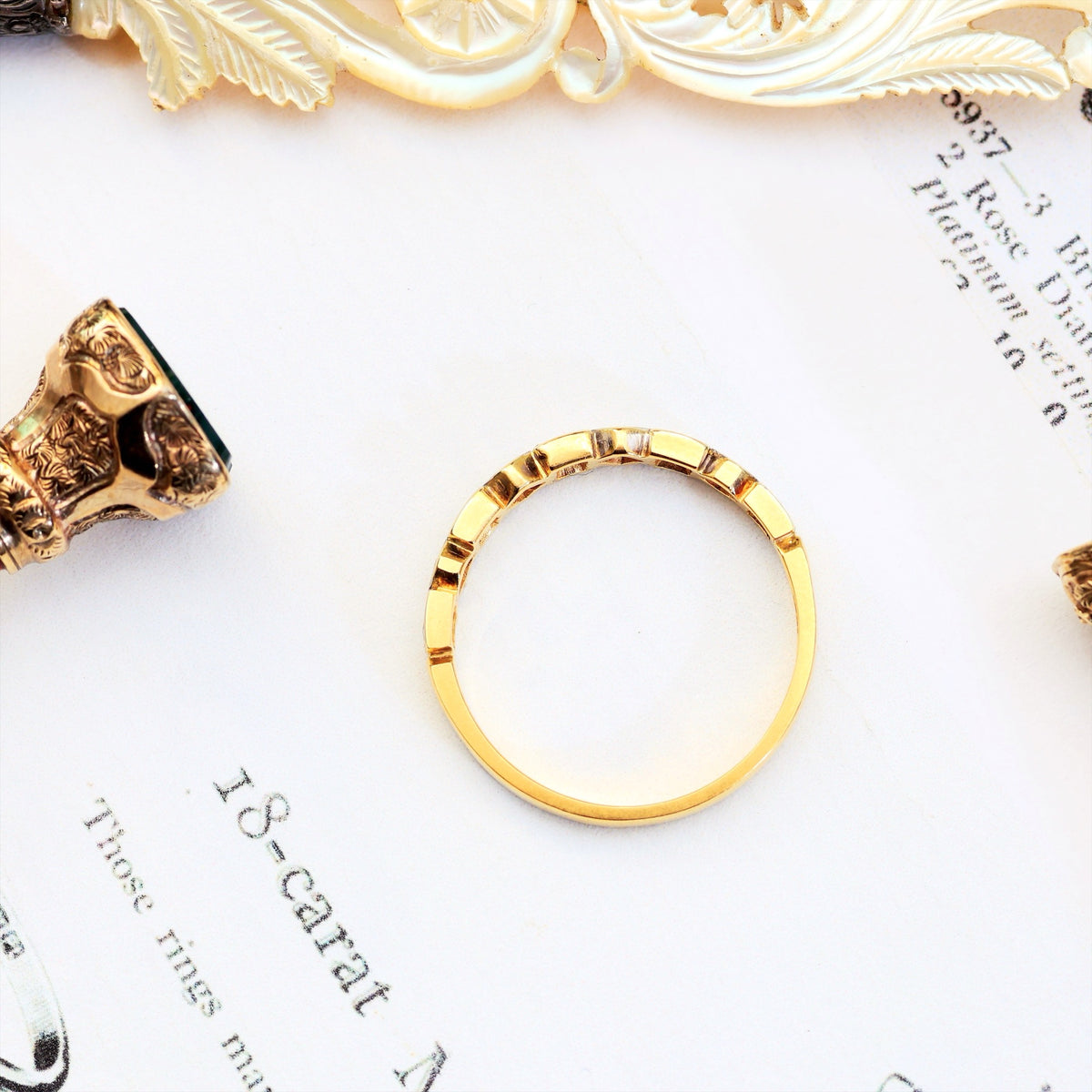 Gorgeous Quality Date 1985 Diamond Half Eternity Ring