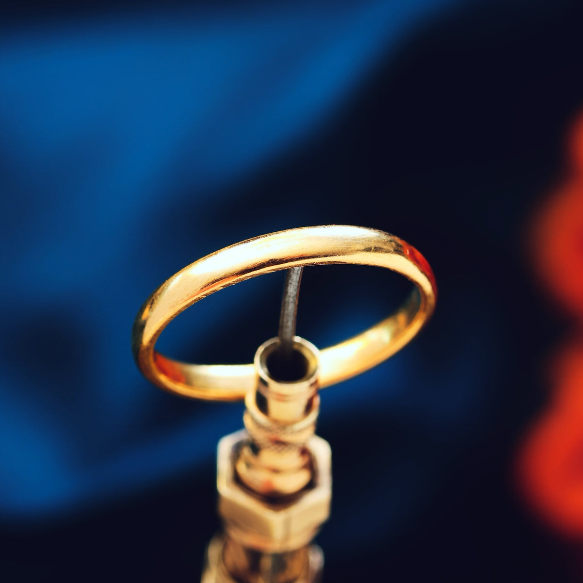 Scarce Date 1857 Victorian 22ct Gold Wedding Ring