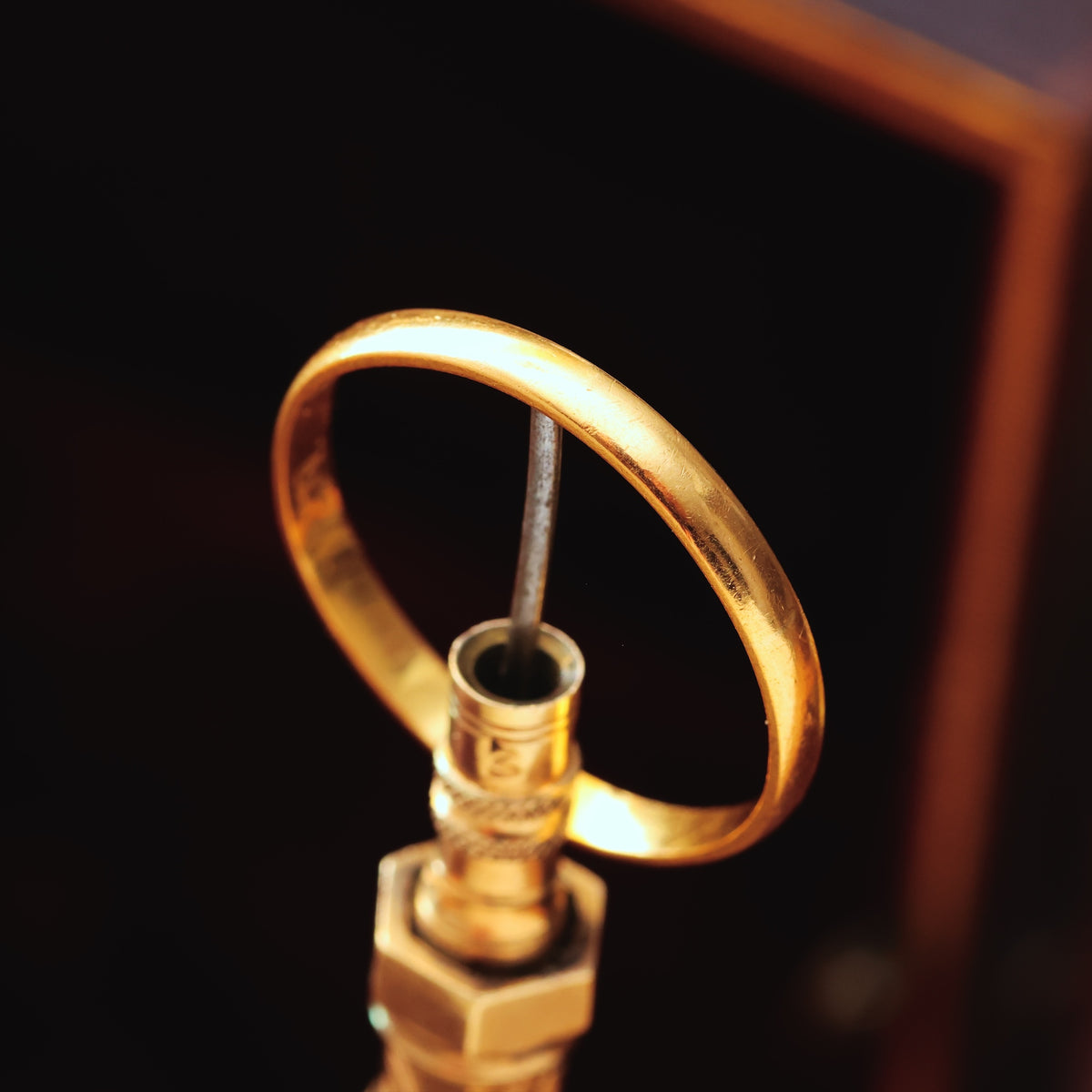 Rare Date 1861 22ct Gold Wedding Ring