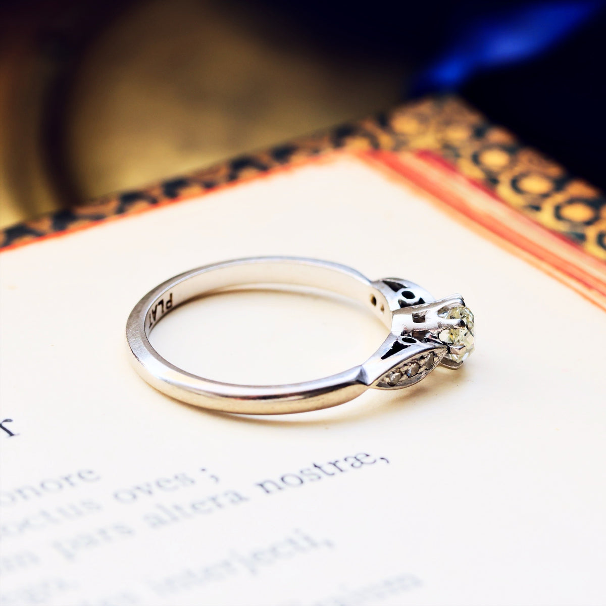 Loveliest Antique Cut Diamond Engagement Ring