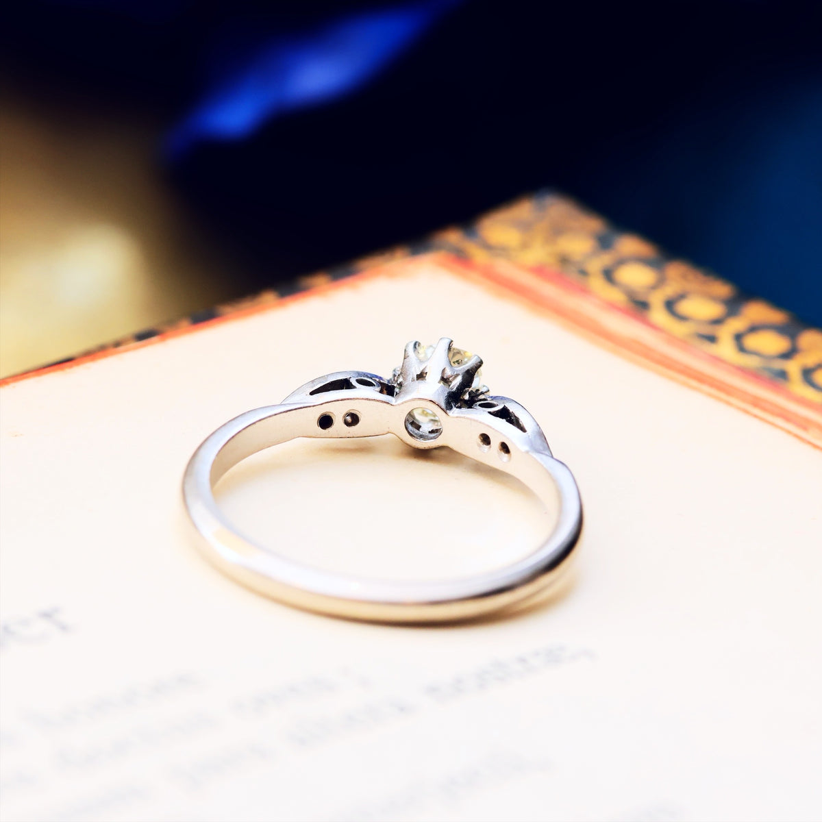 Loveliest Antique Cut Diamond Engagement Ring