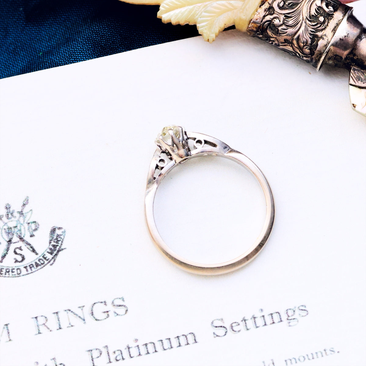 Loveliest Antique Cut Diamond Engagement Ring