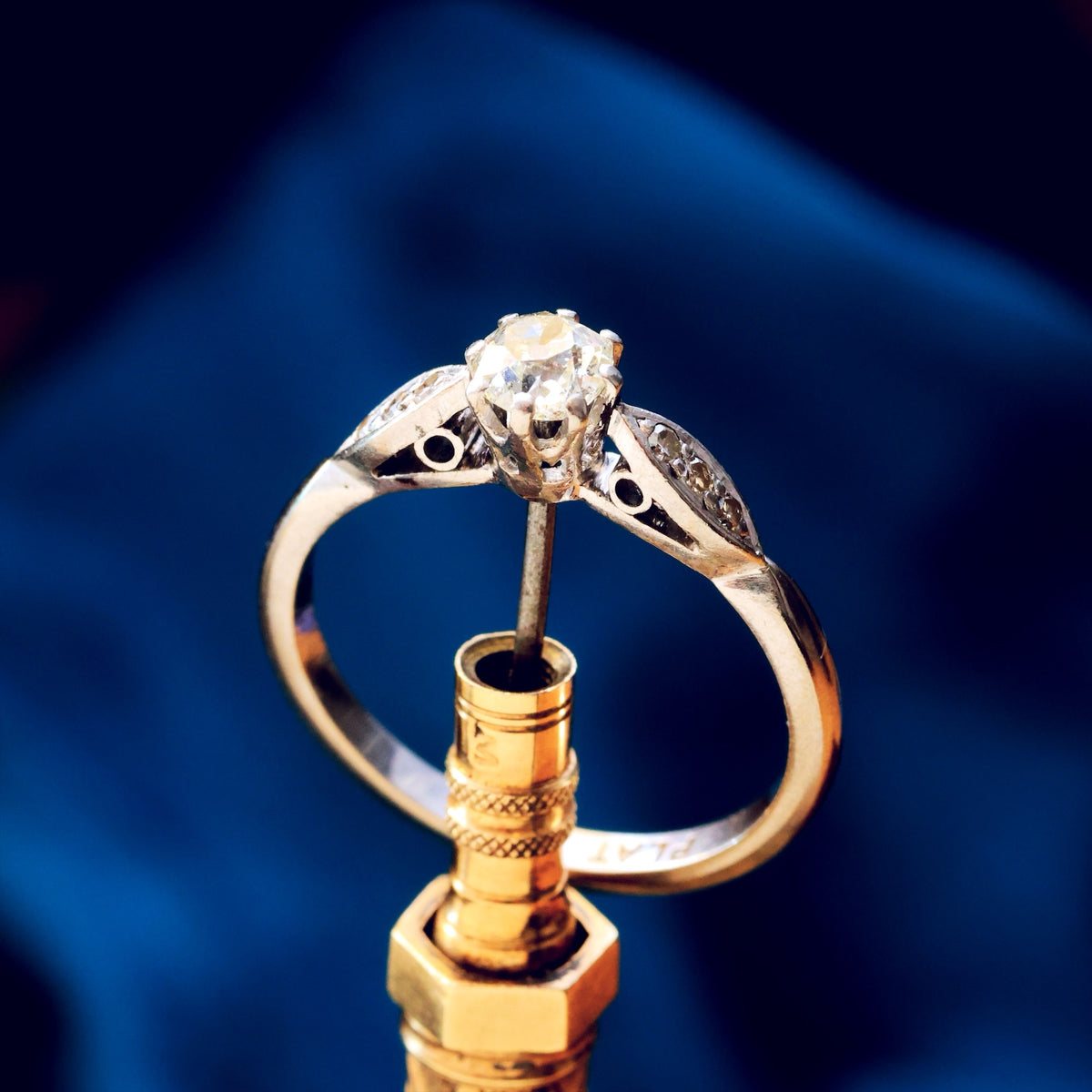 Loveliest Antique Cut Diamond Engagement Ring