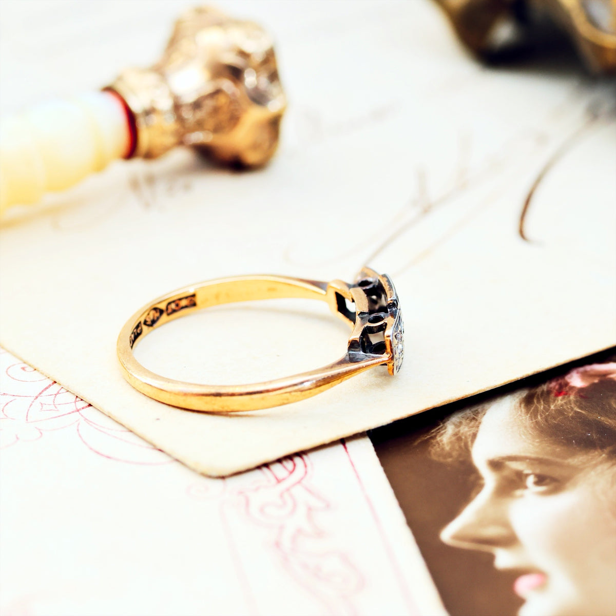 Teeny Sweet! Art Deco Diamond Ring