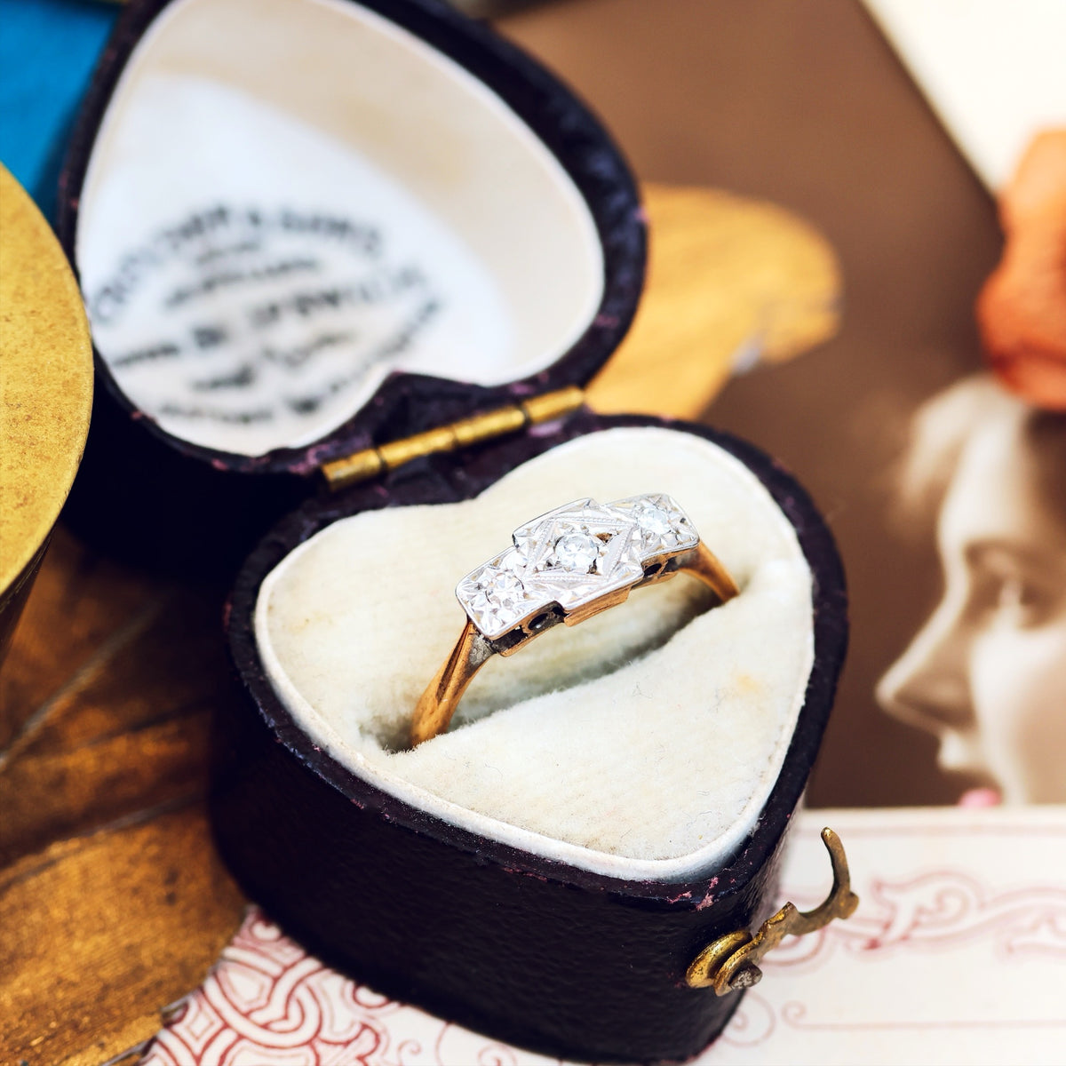 Teeny Sweet! Art Deco Diamond Ring
