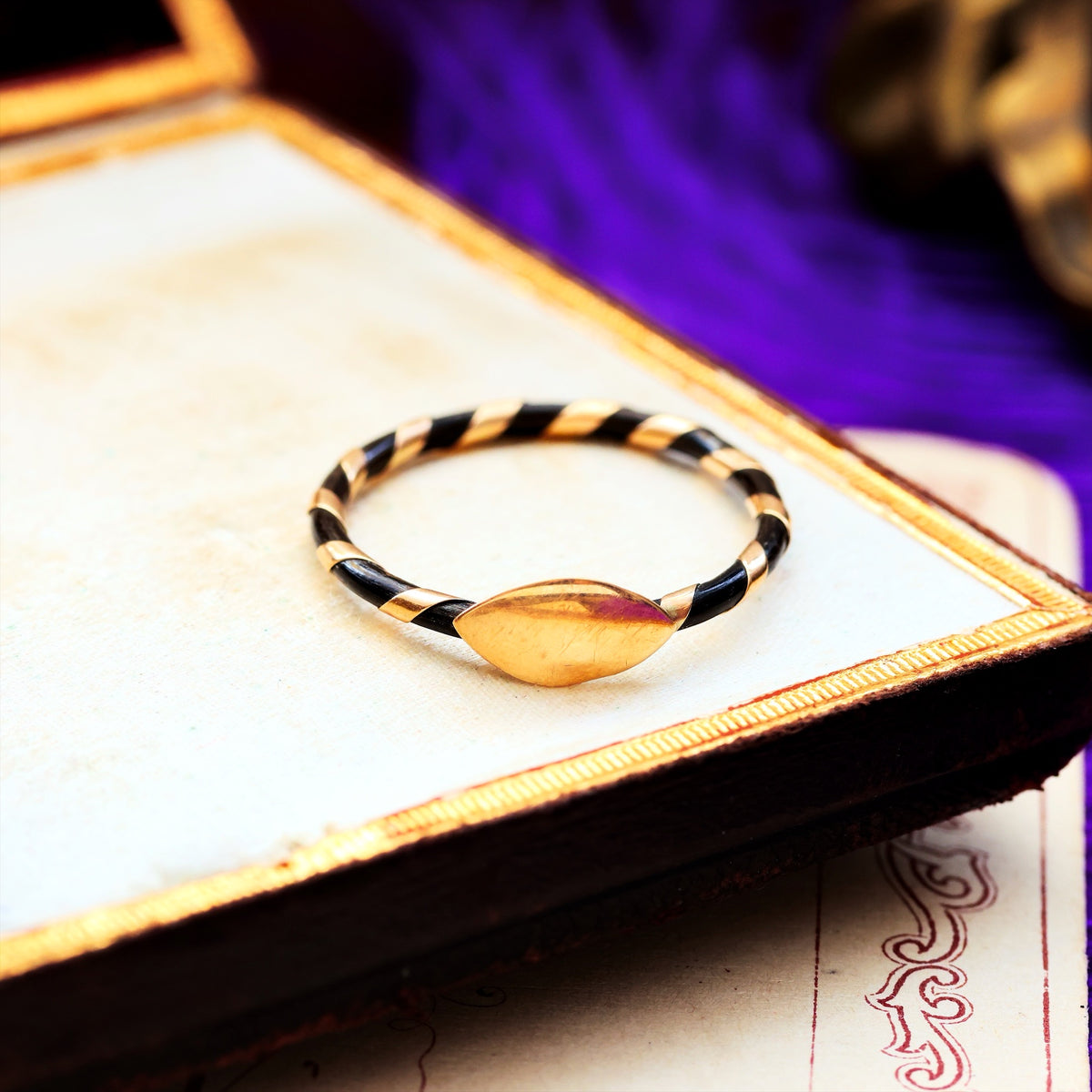 Indian Raj Period Elephant Hair Ring