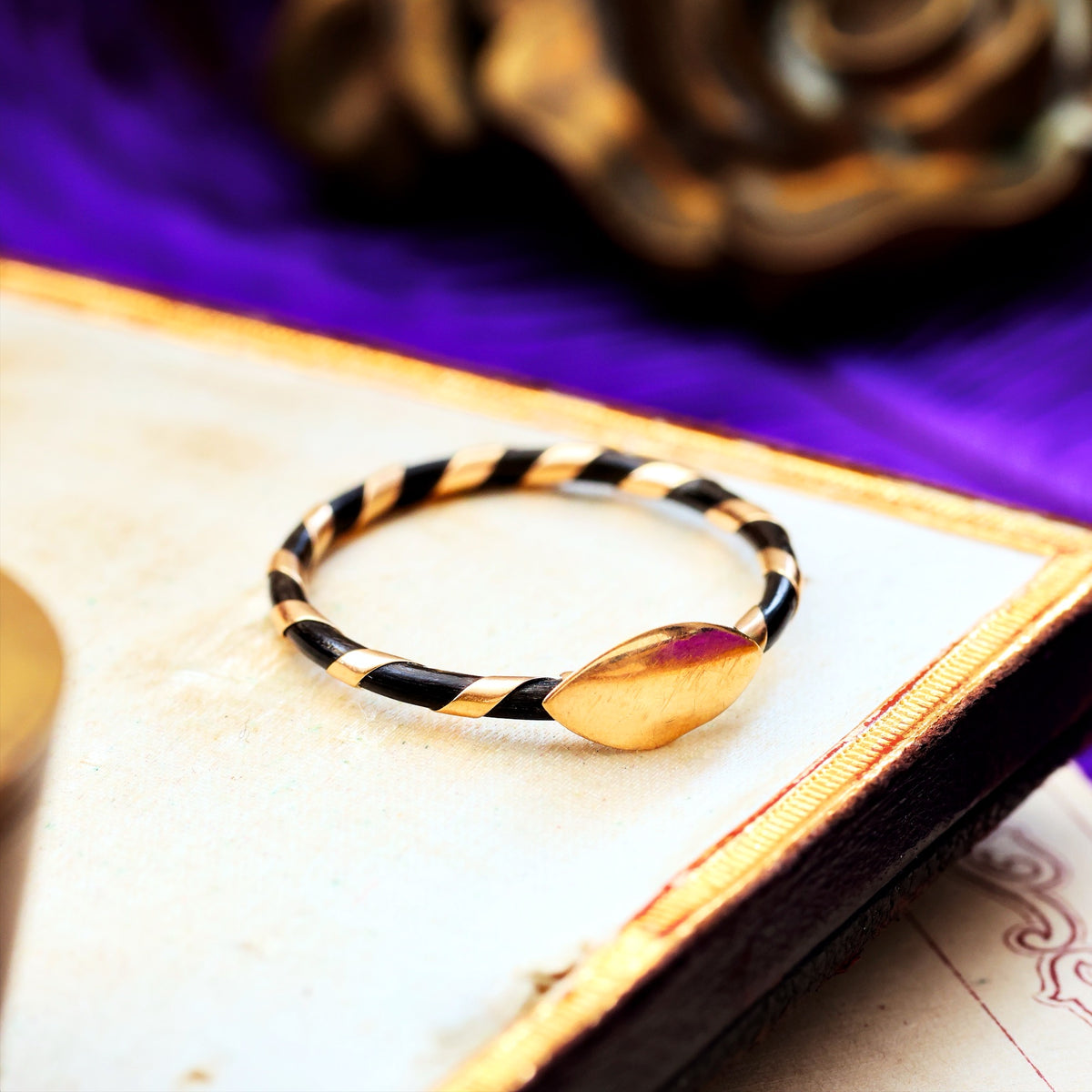 Indian Raj Period Elephant Hair Ring