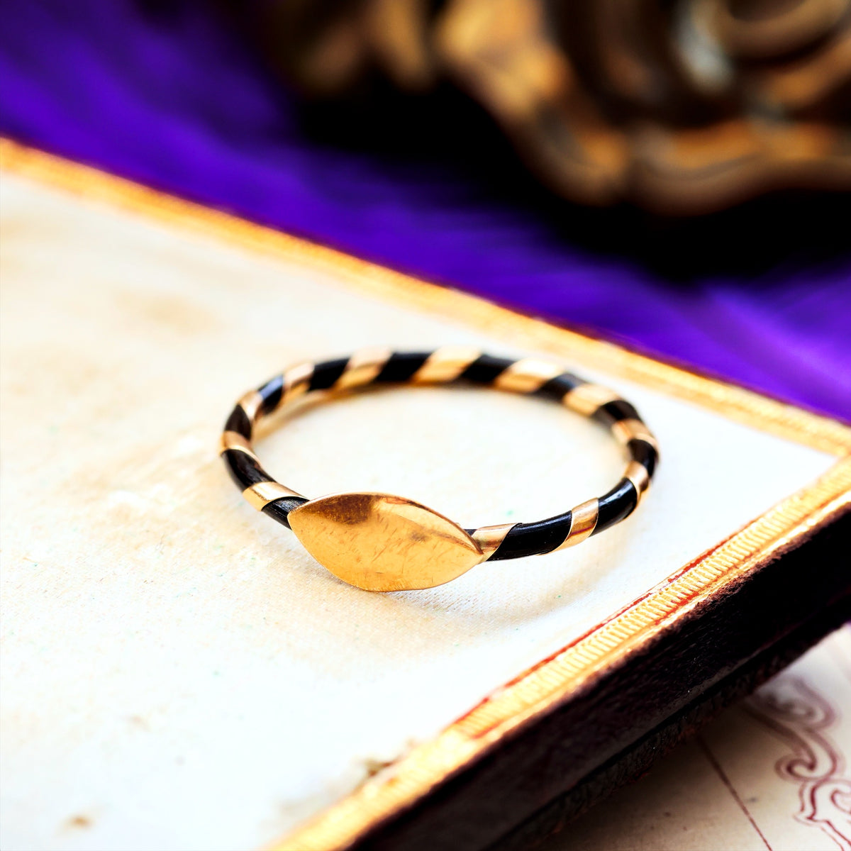 Indian Raj Period Elephant Hair Ring