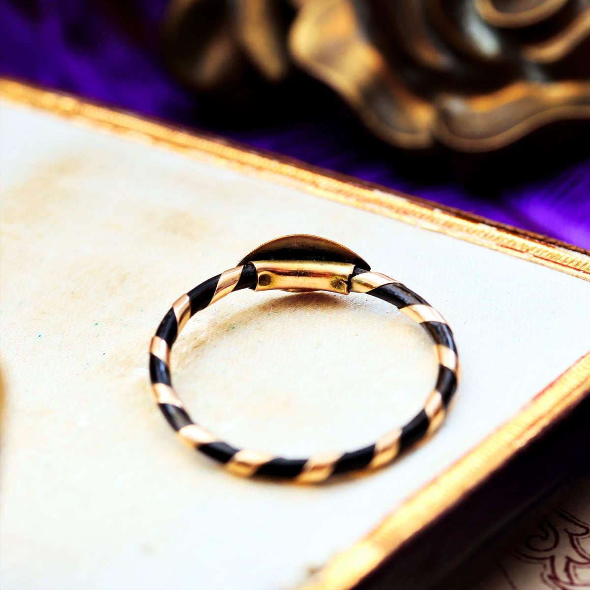 Indian Raj Period Elephant Hair Ring