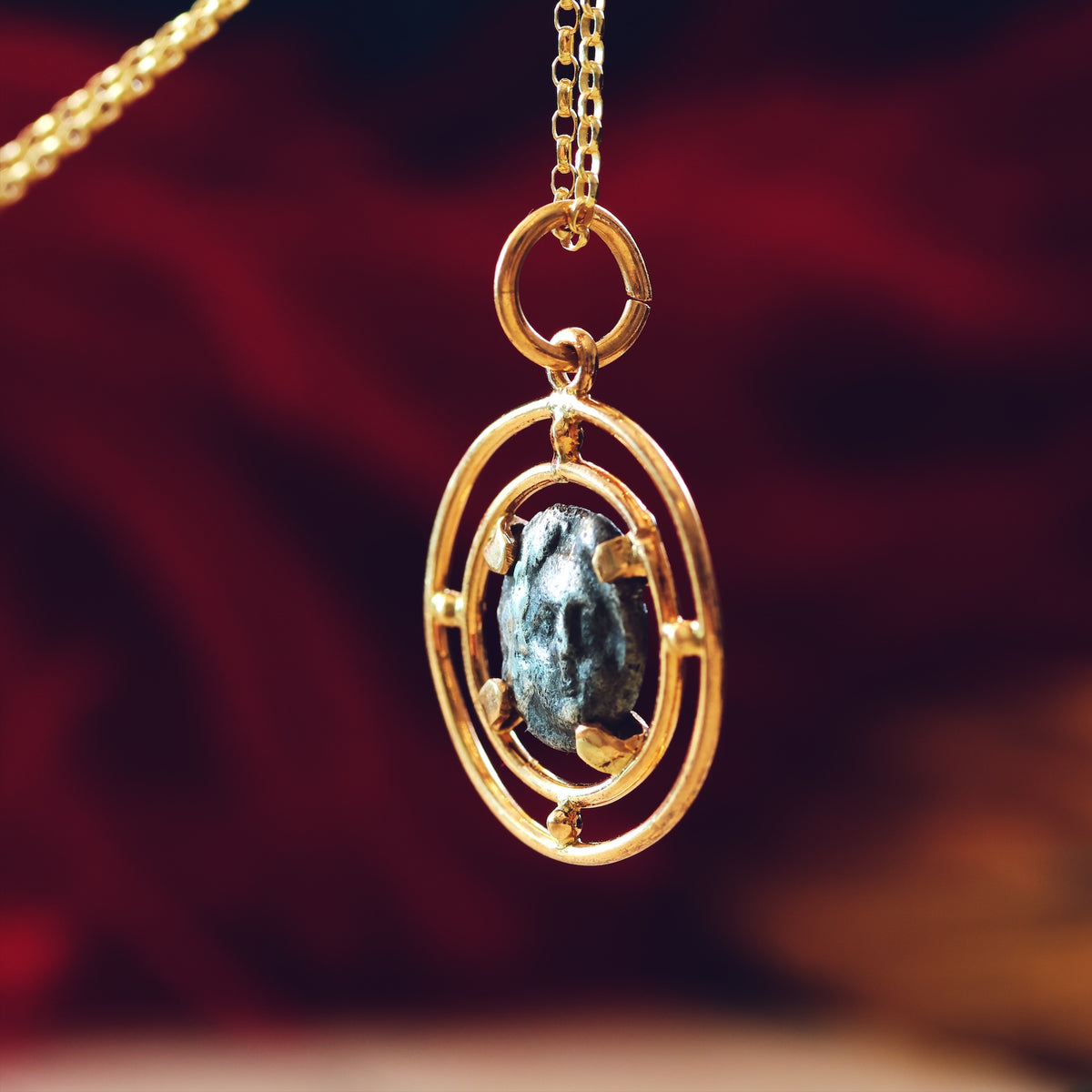 Ancient Greek Apollo Drachm Pendant