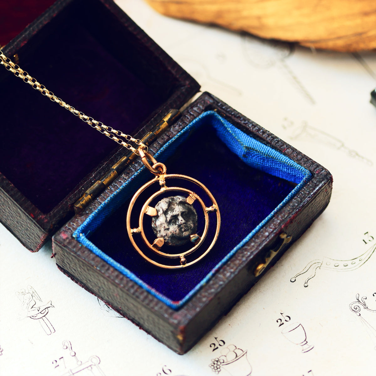 Ancient Greek Apollo Drachm Pendant