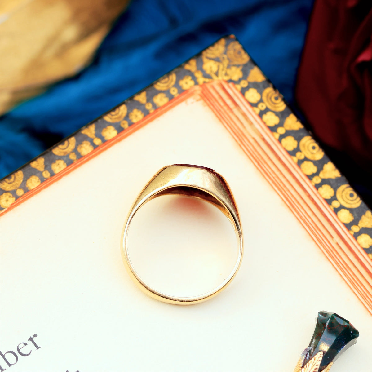 A Classic Vintage Carnelian Signet Ring
