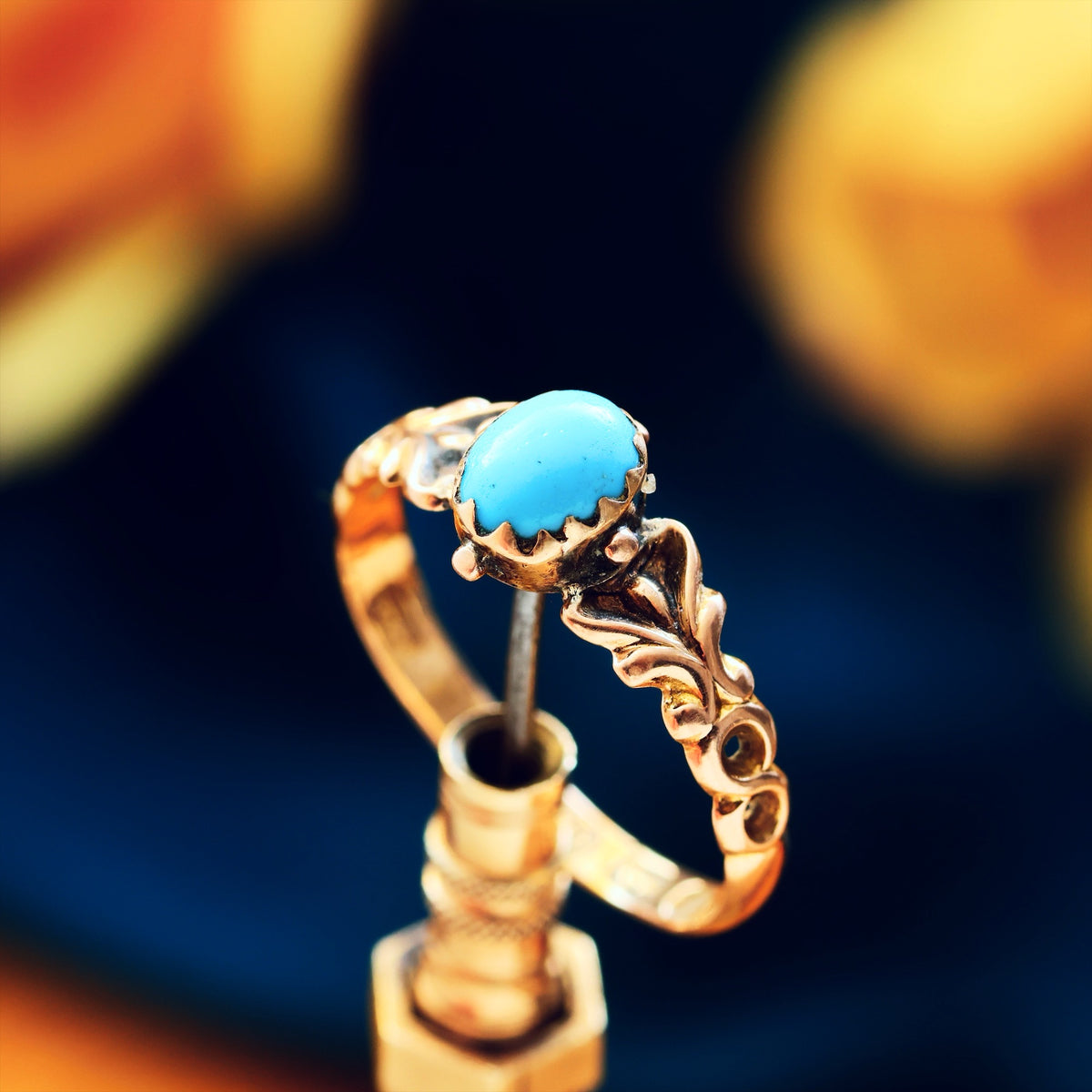 Petite Date 1892 Persian Turquoise Ring