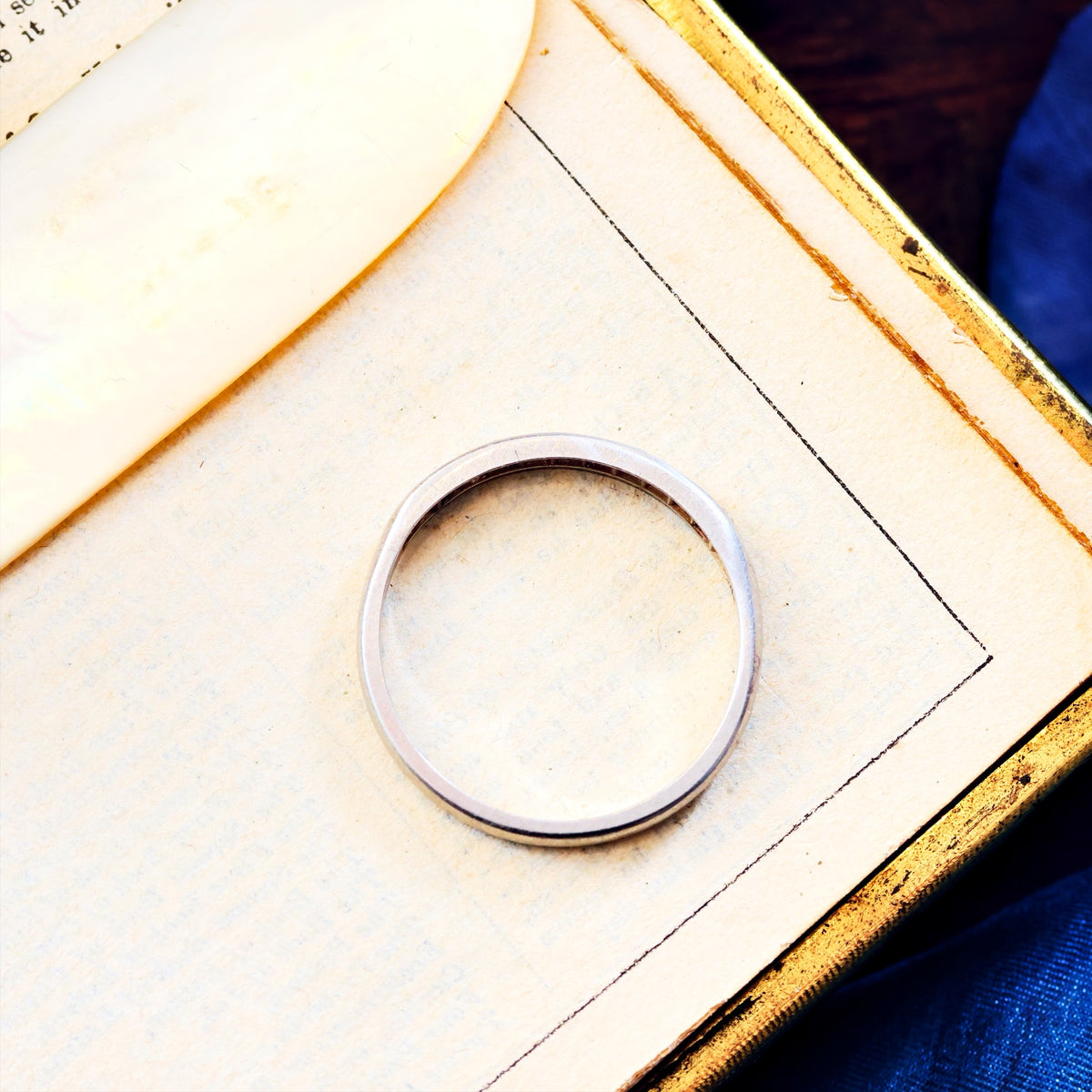 Vintage Platinum & Diamond Half Eternity Ring