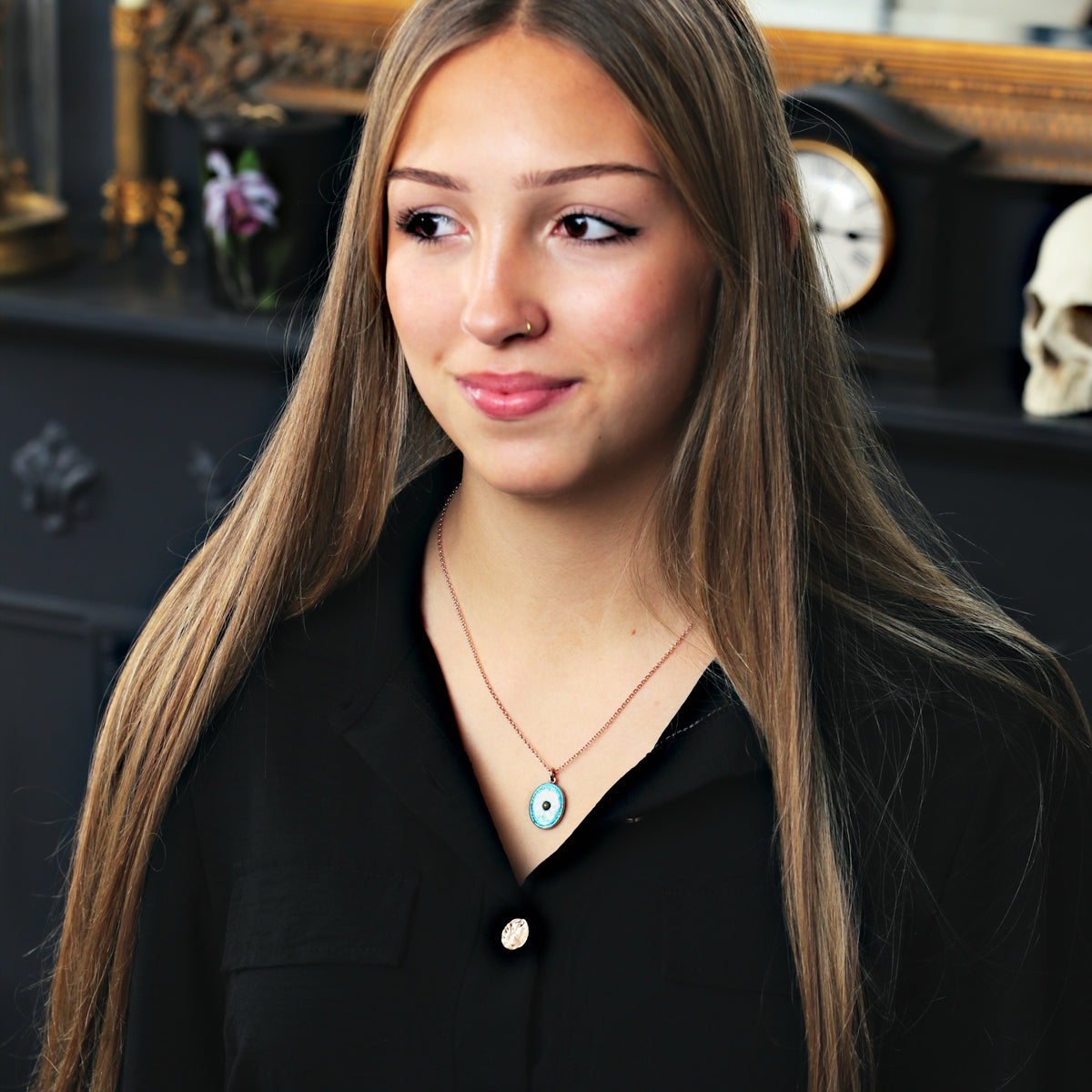 Antique Swiss Guilloche Enamel & Wild Pearl Locket