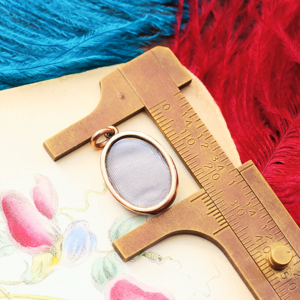 Antique Swiss Guilloche Enamel & Wild Pearl Locket