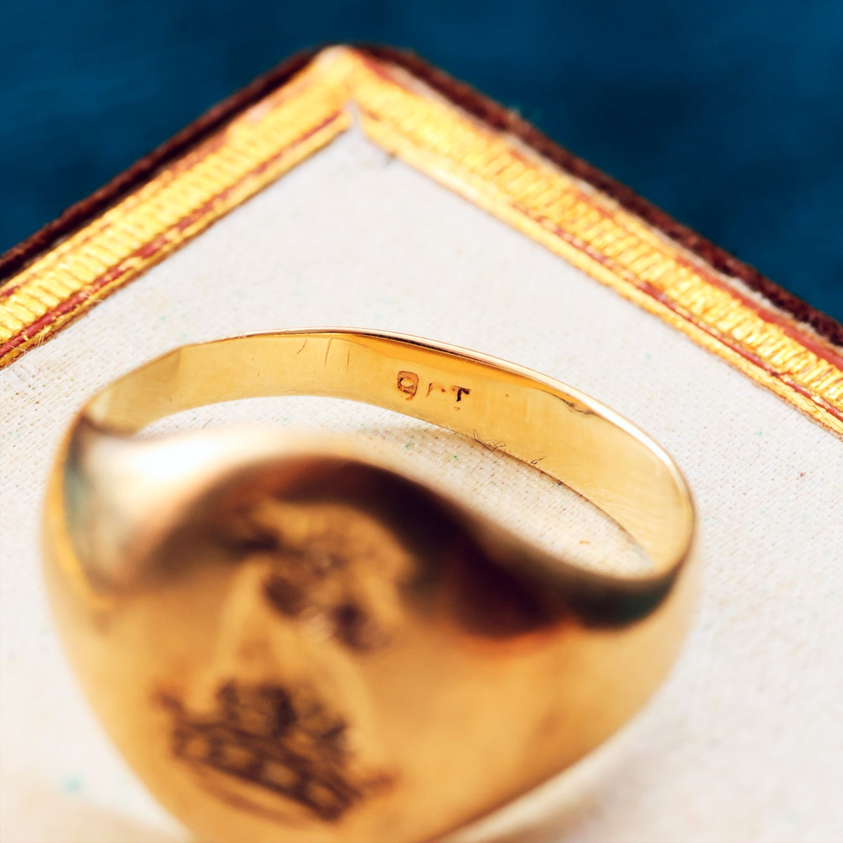 Bull's Head Ducal Coronet Signet Ring