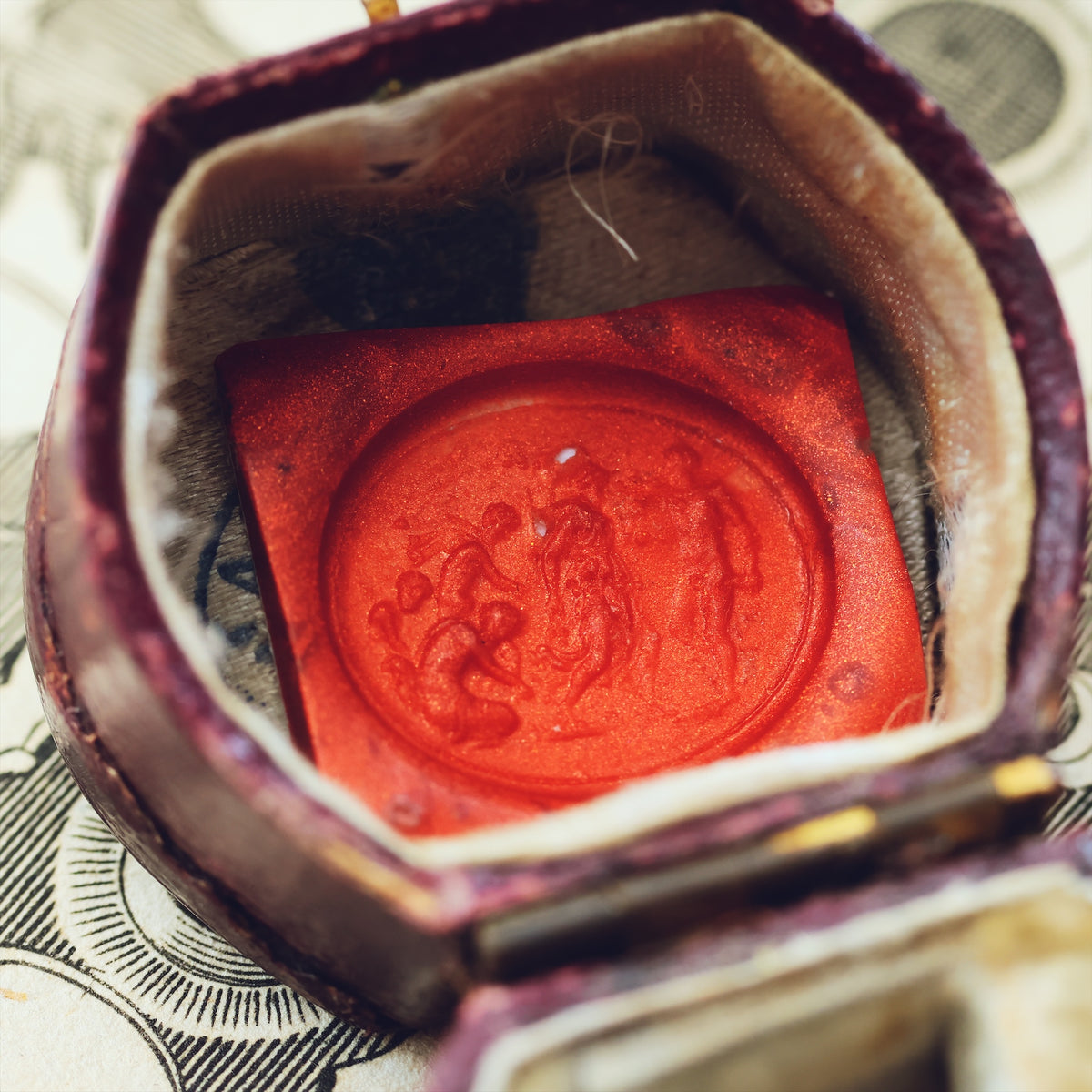 Vintage Recycled Romanesque Intaglio Ring