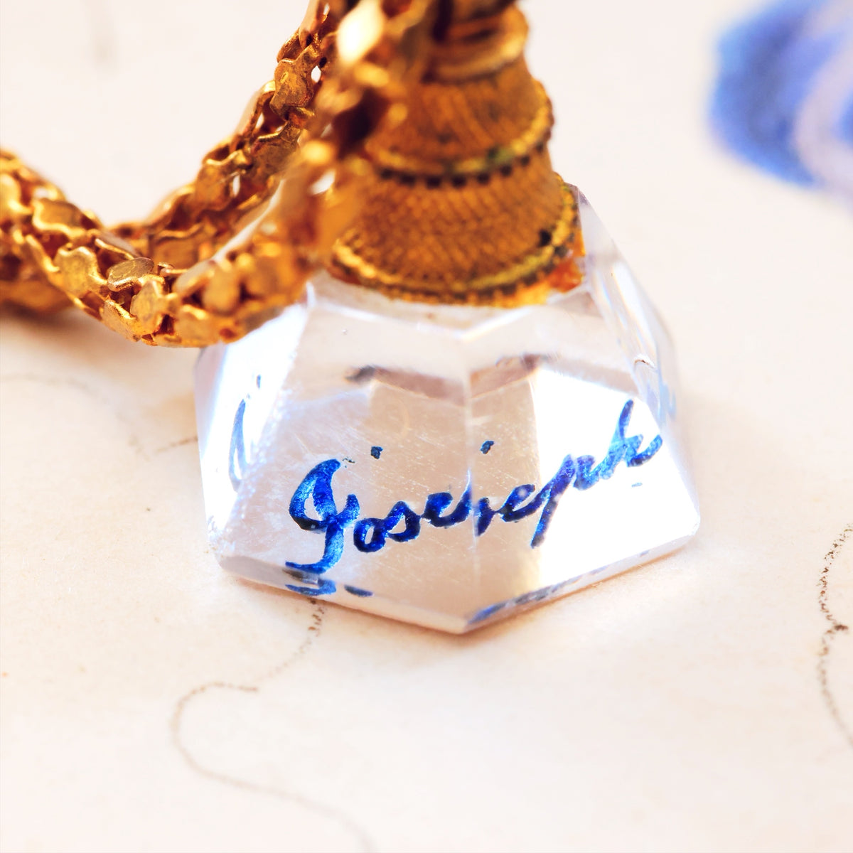 Antique Georgian era 'Joseph' Seal Fob on Chain