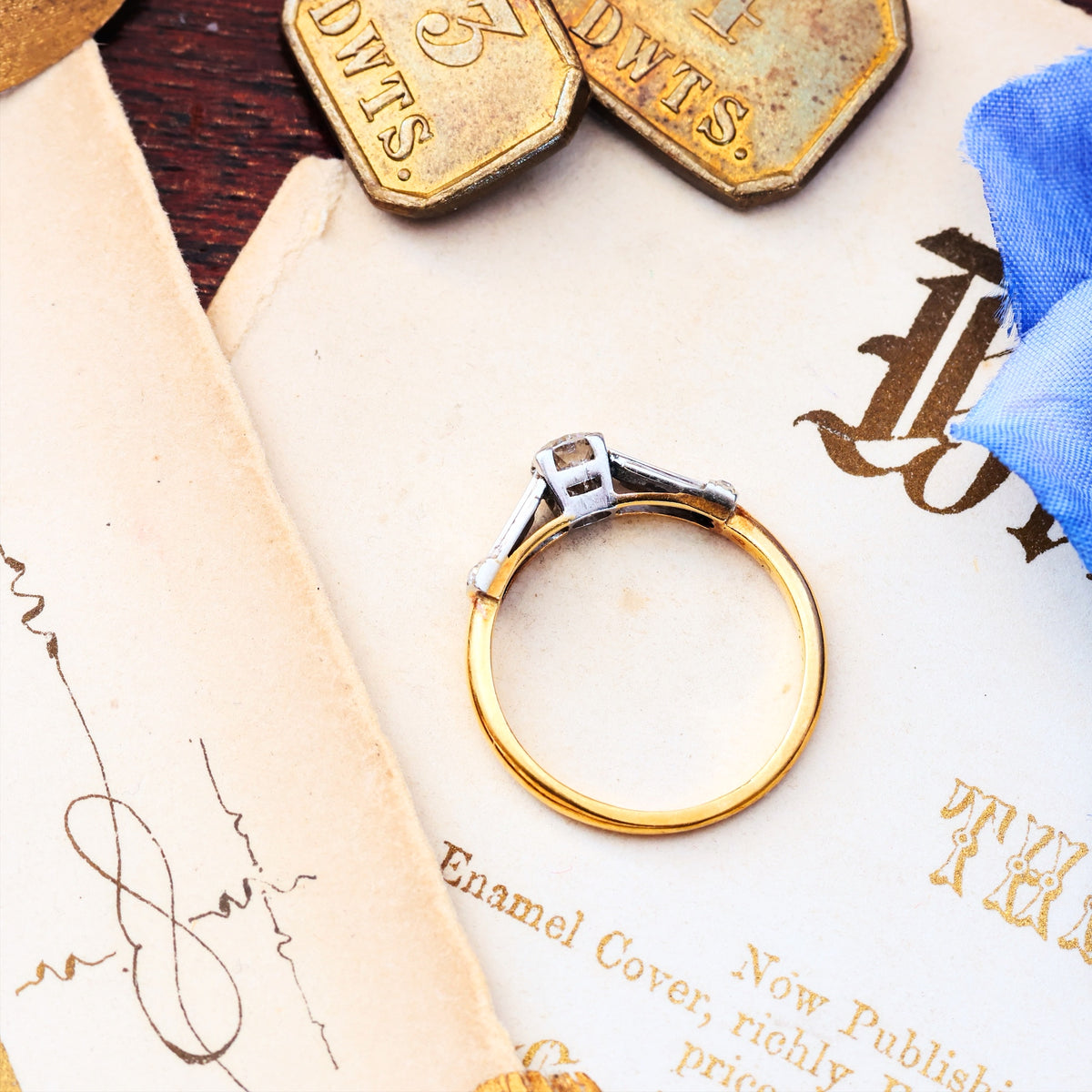 Vintage Art Deco Diamond Engagement Ring