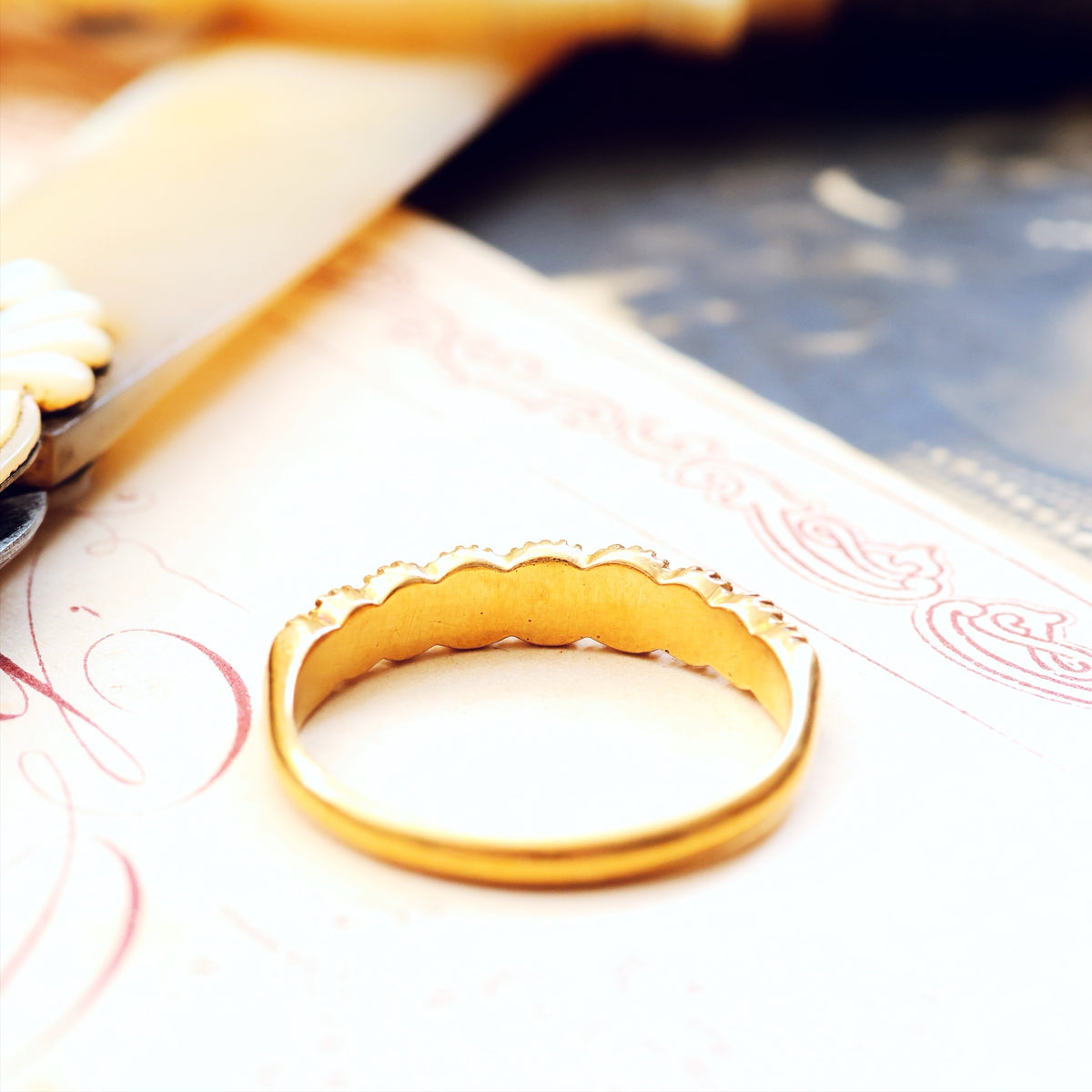 Sentimental Georgian Wild Pearl Ring