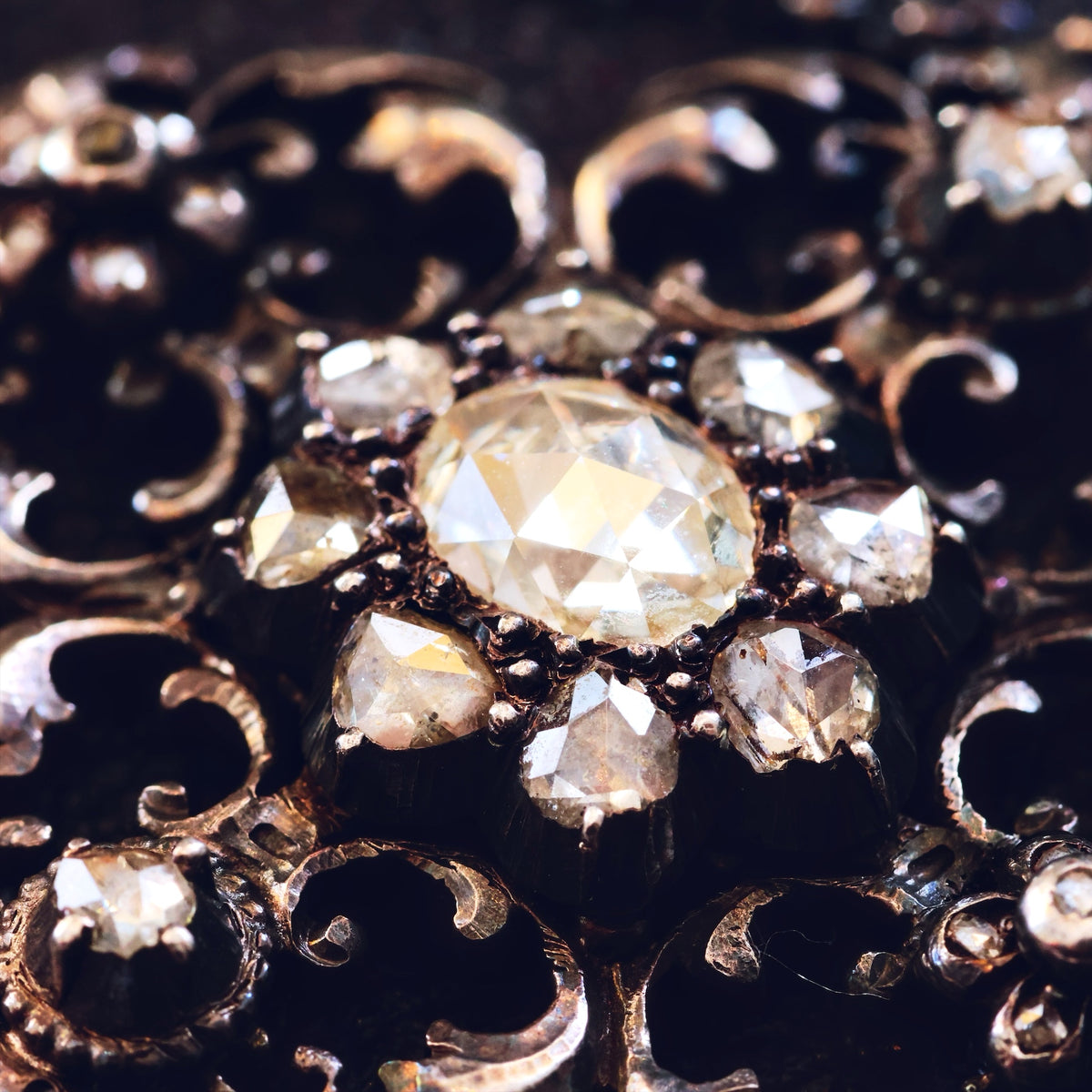 Antique Austro Hungarian Renaissance Revival Diamond Pendant