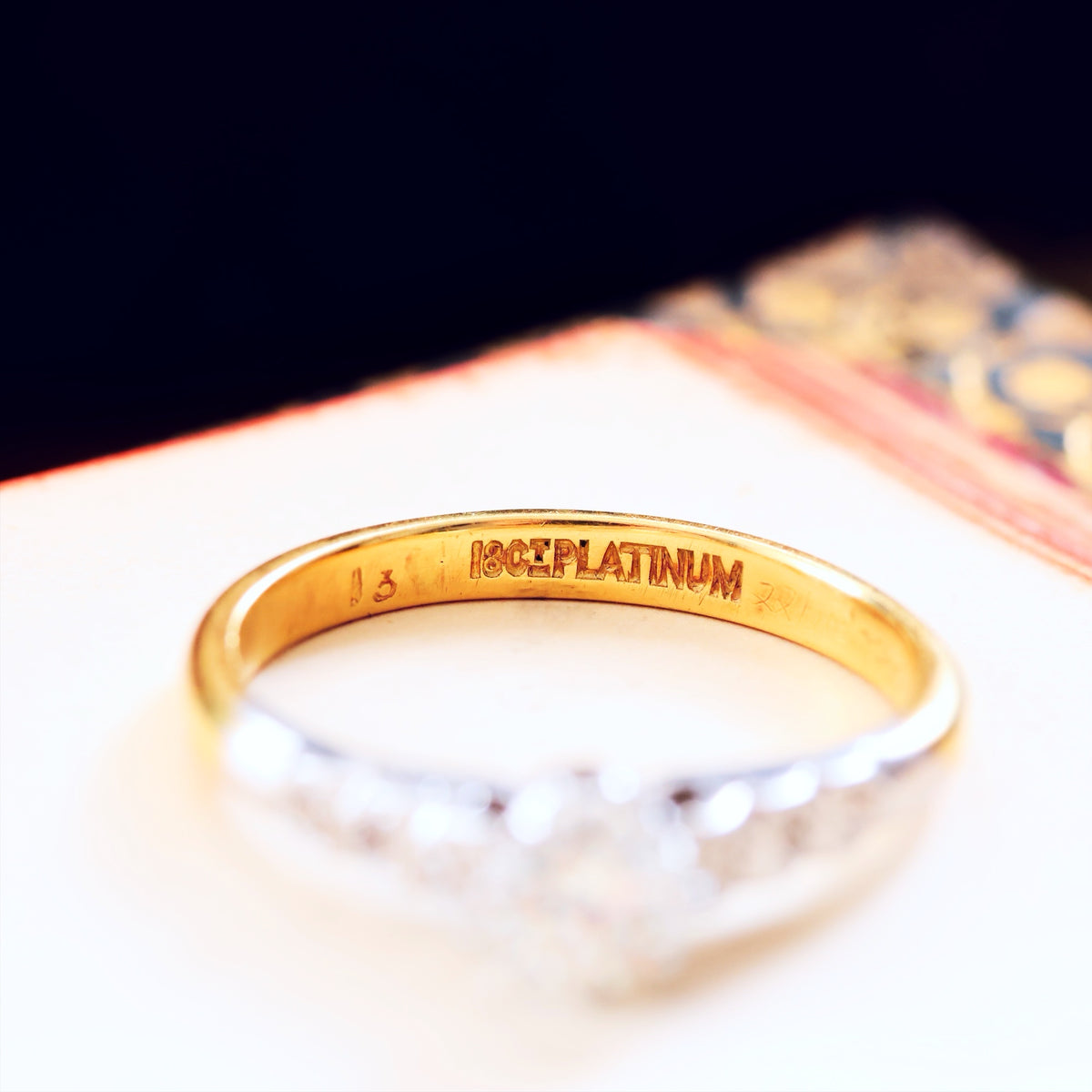 Finest Quality Vintage Diamond Engagement Ring