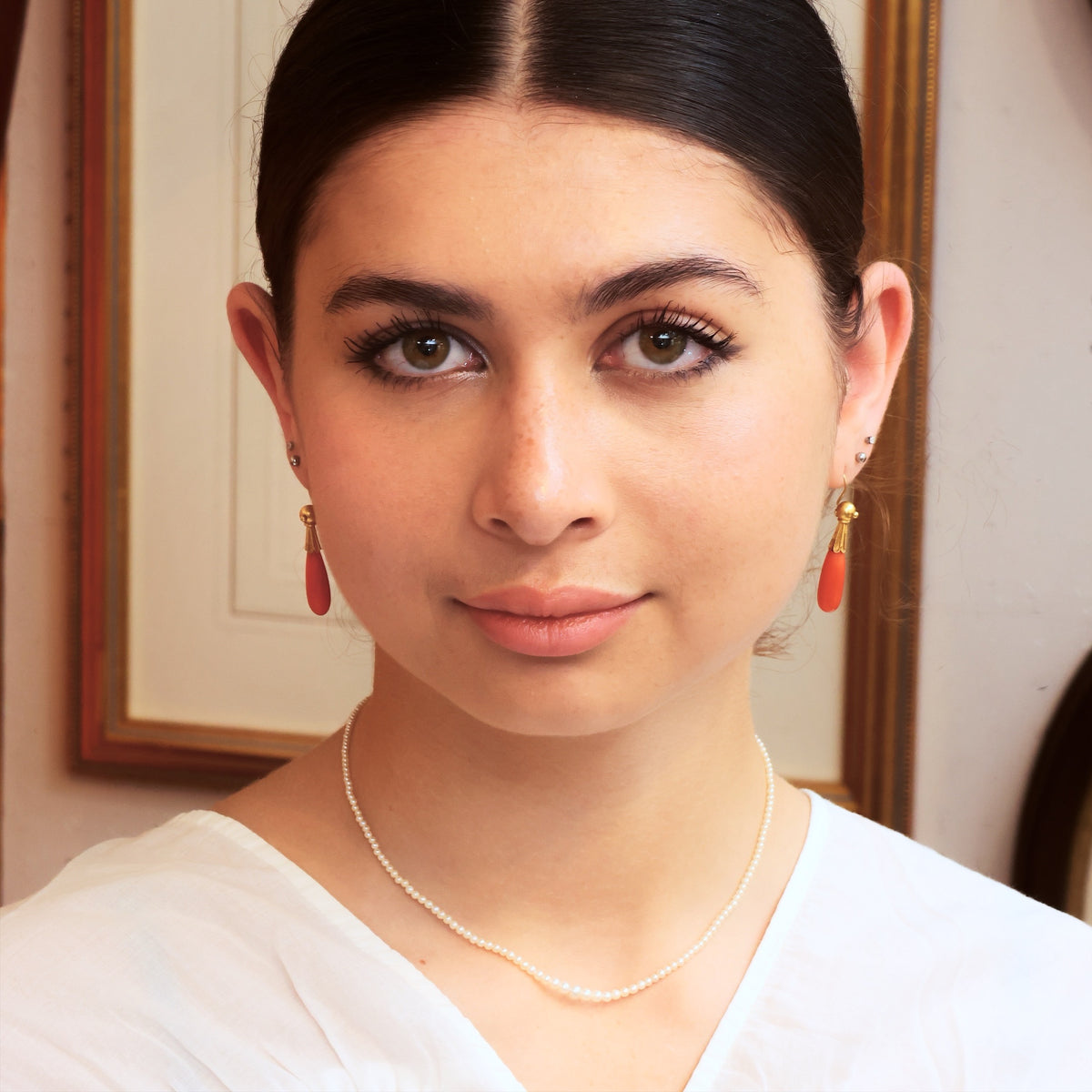 Certificated Antique Natural Saltwater Pearl Necklace