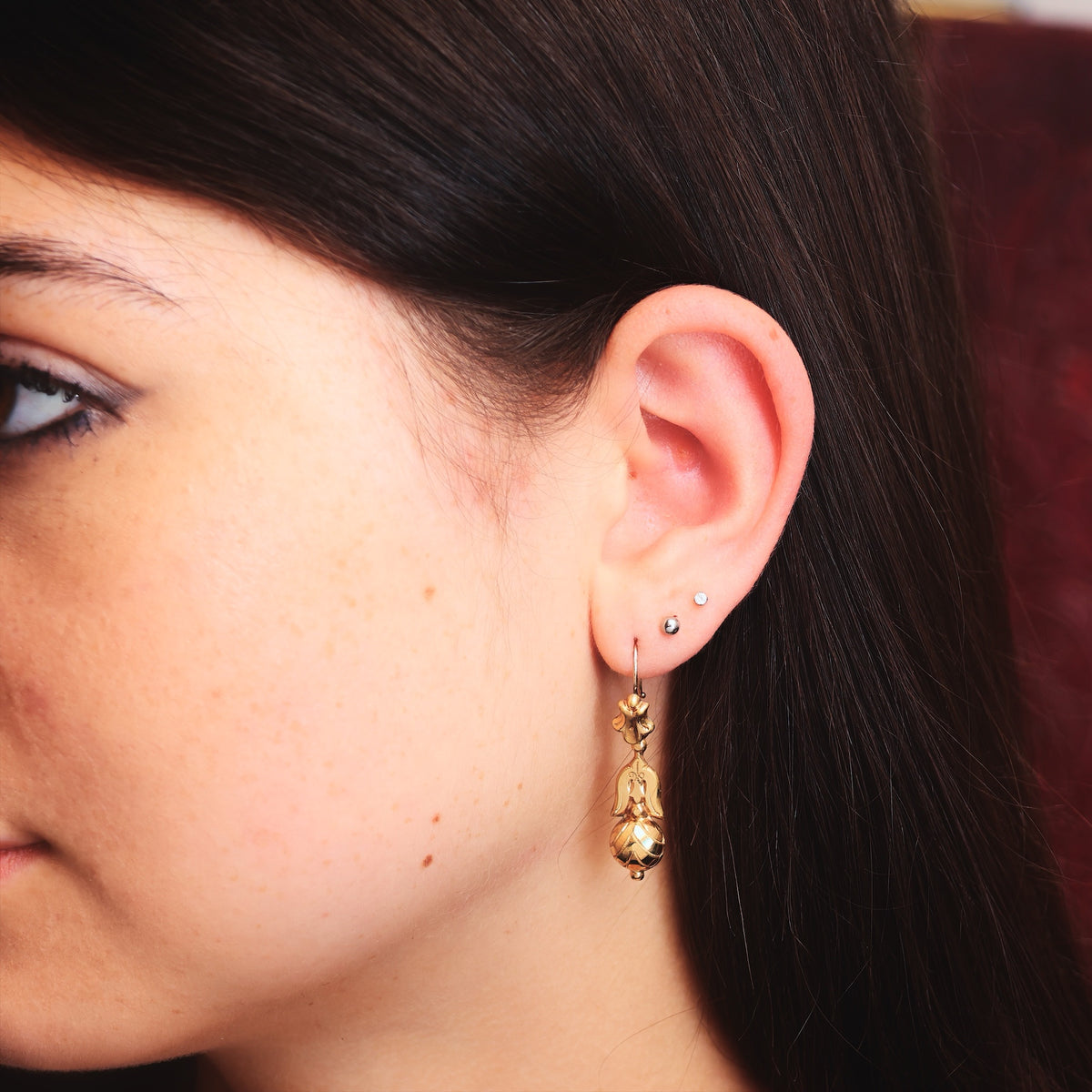 Archaeological Revival Victorian Dangle Earrings